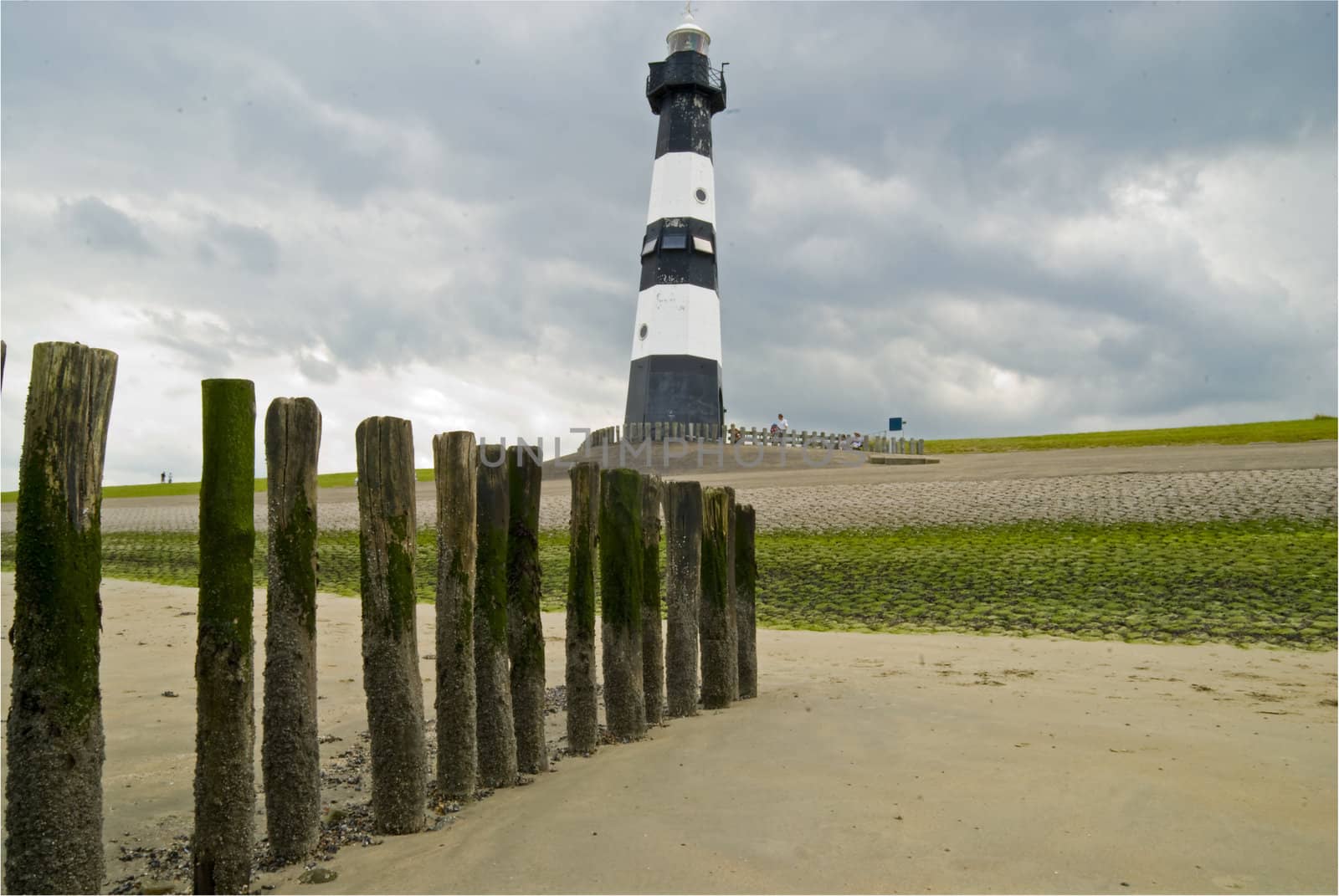 Lighthouse near Breskens in the Netherlands