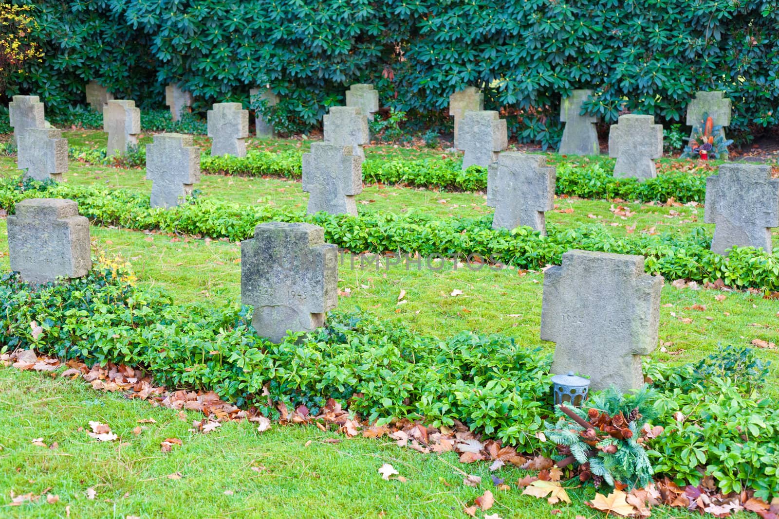European world war cemetery by PiLens
