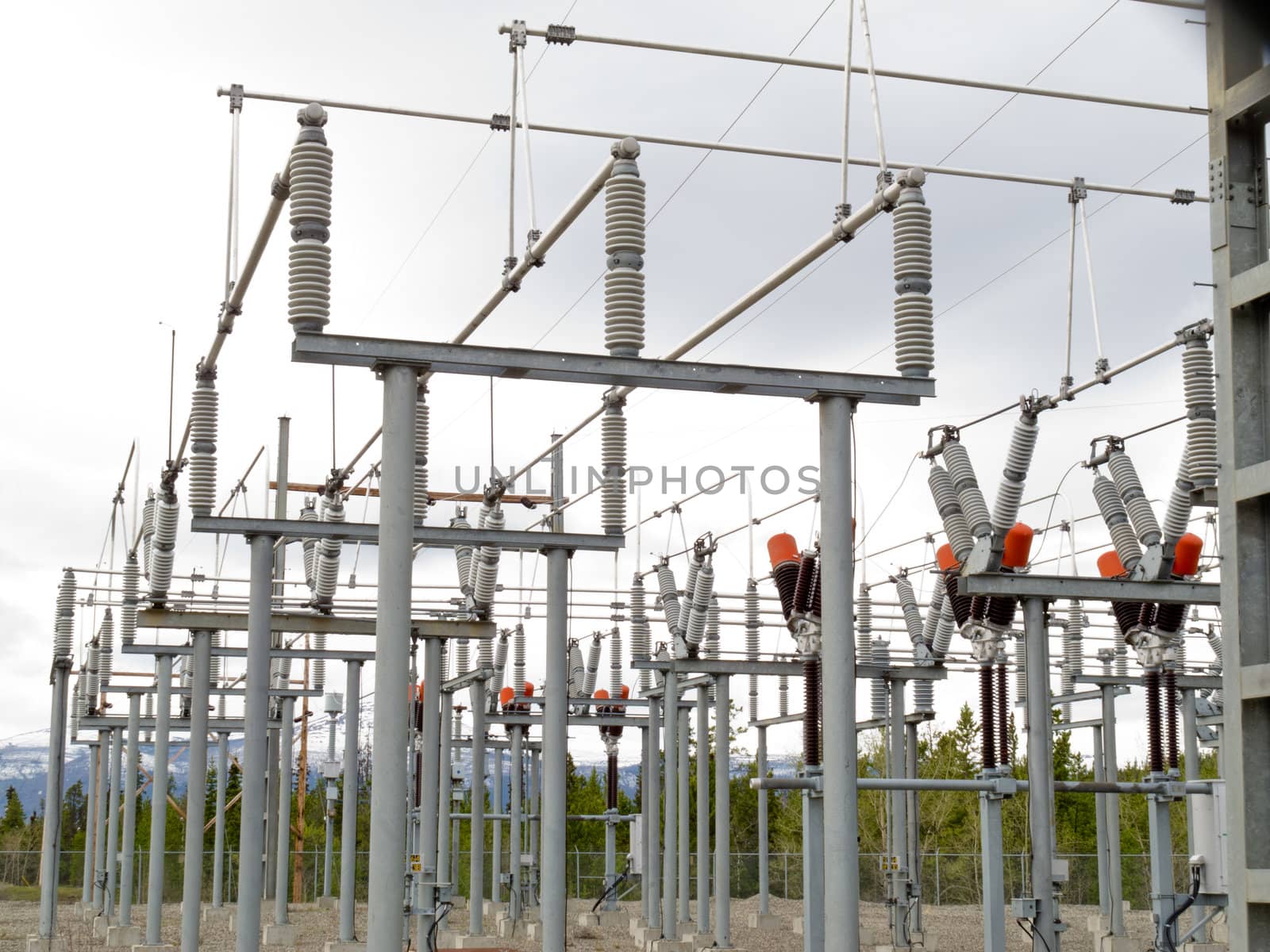 High-voltage transformer substation by PiLens