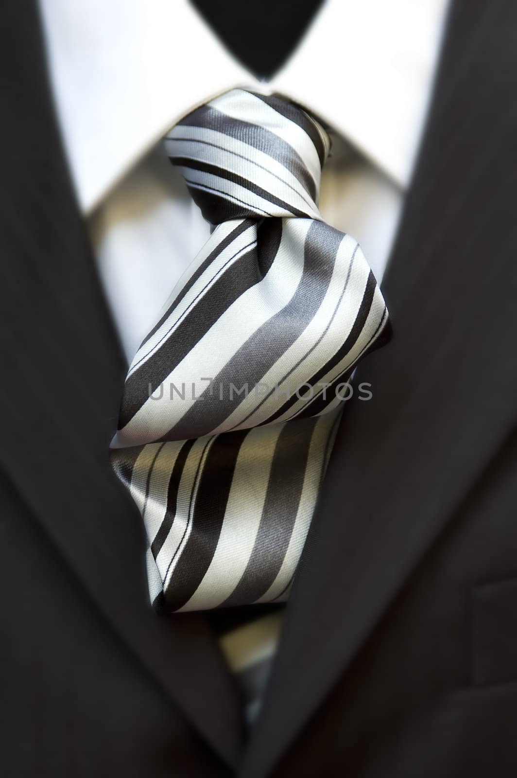 A tie of a groom