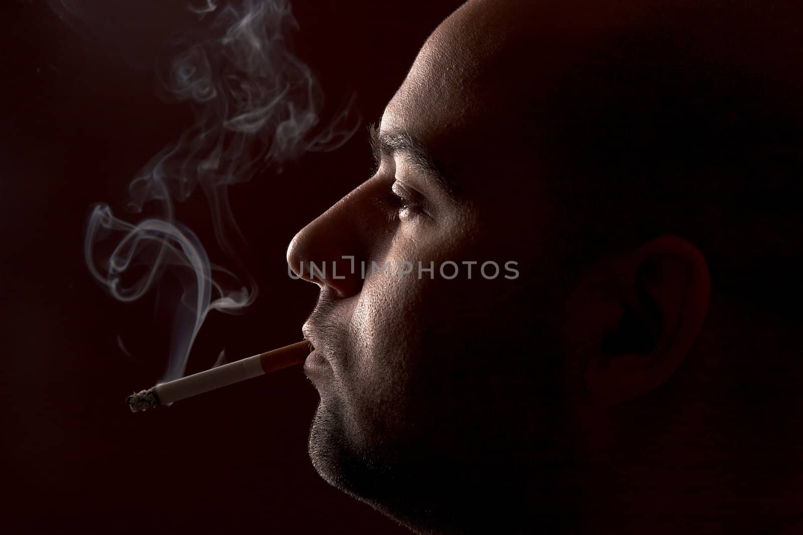 smoking man by vladacanon