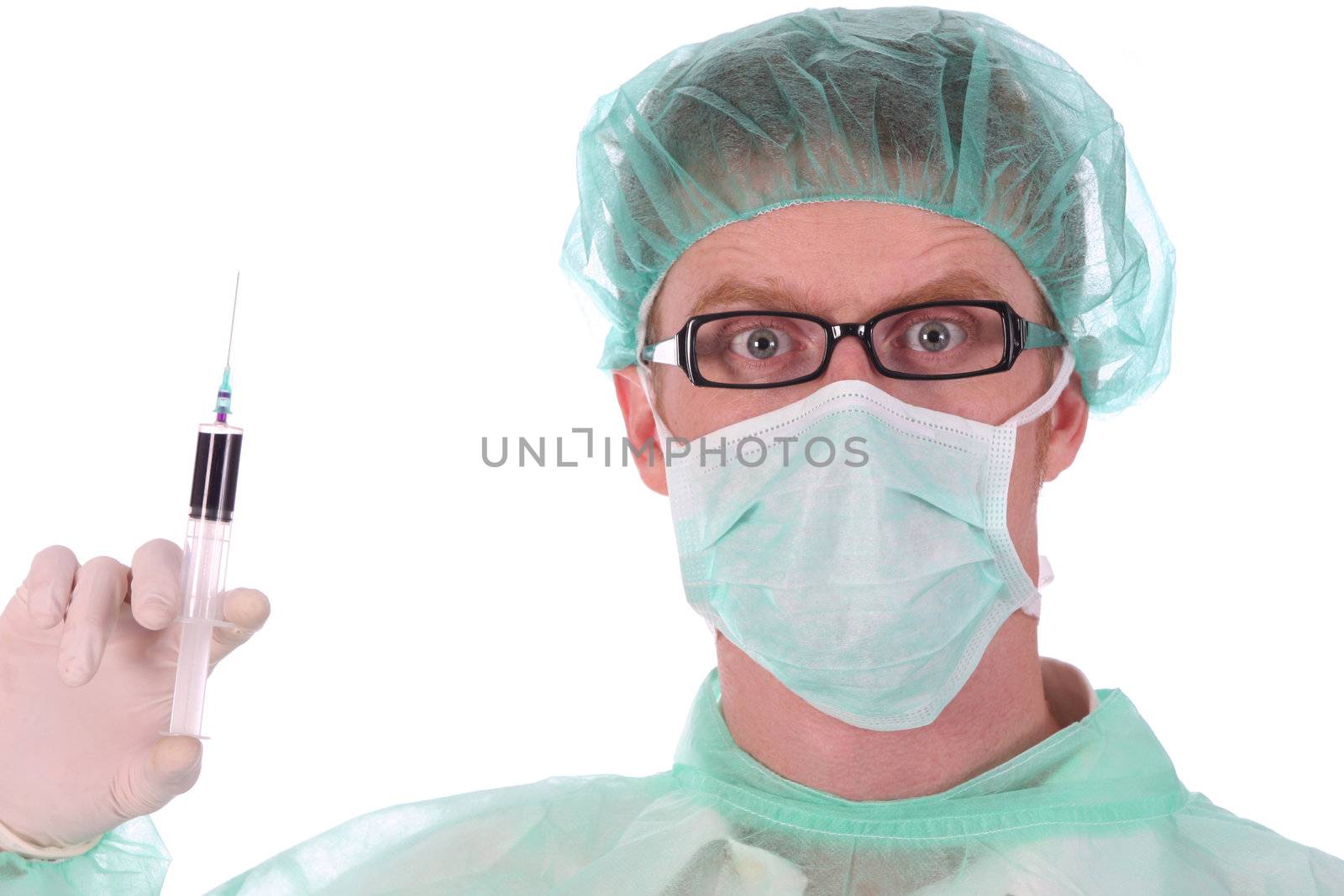 surgeon with injection  by vladacanon