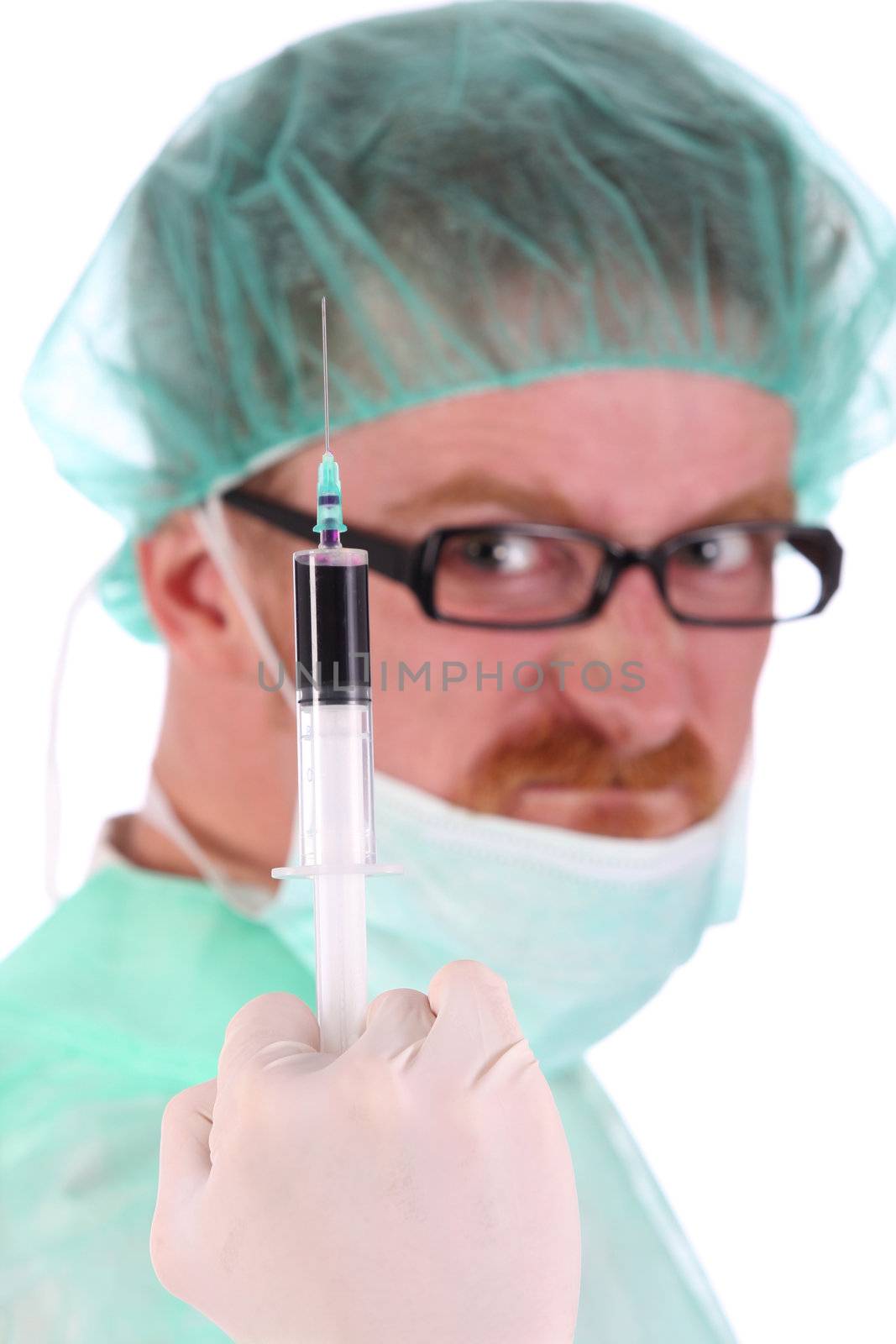 surgeon with injection  by vladacanon