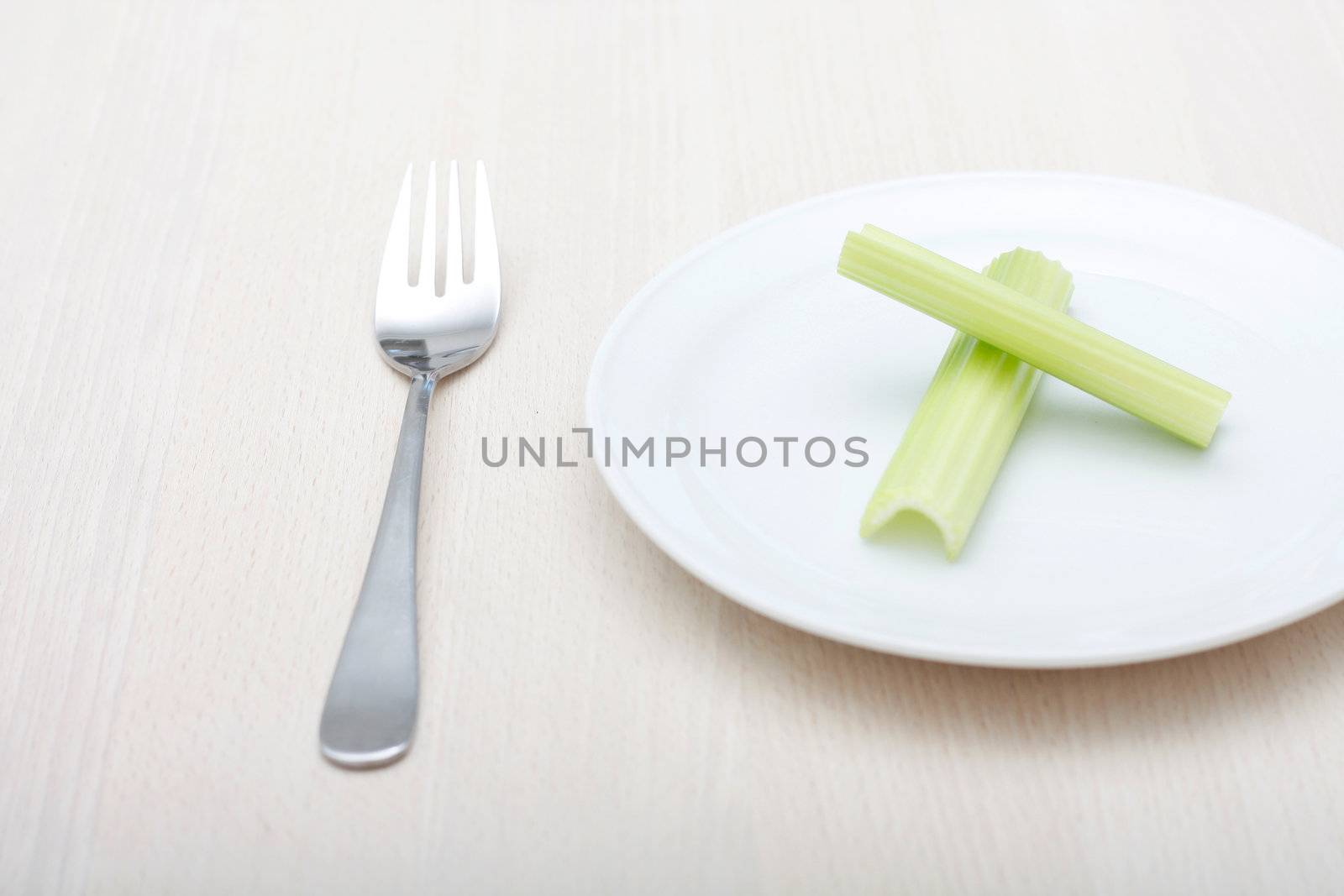 Diet consisting of celery