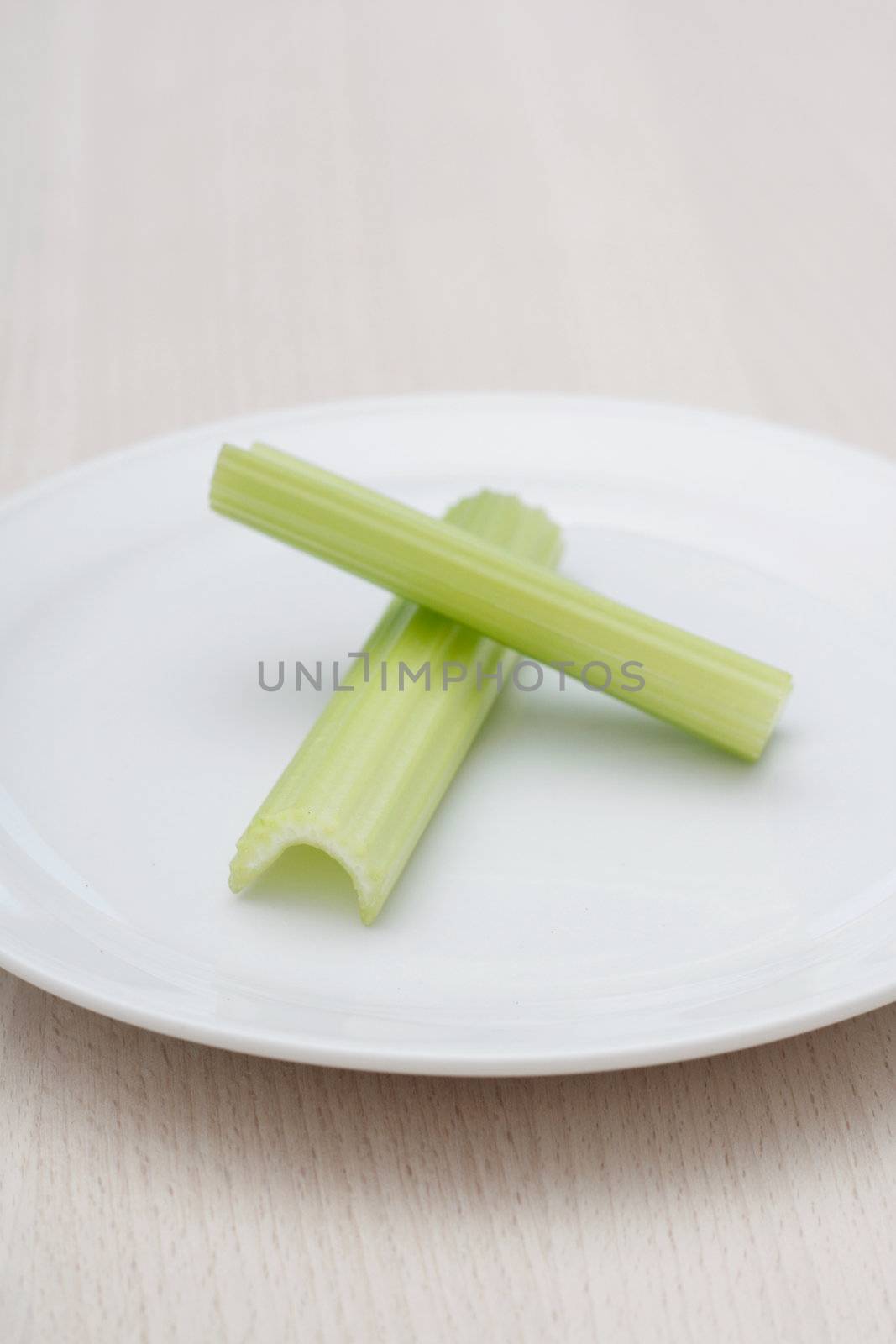 Diet consisting of celery