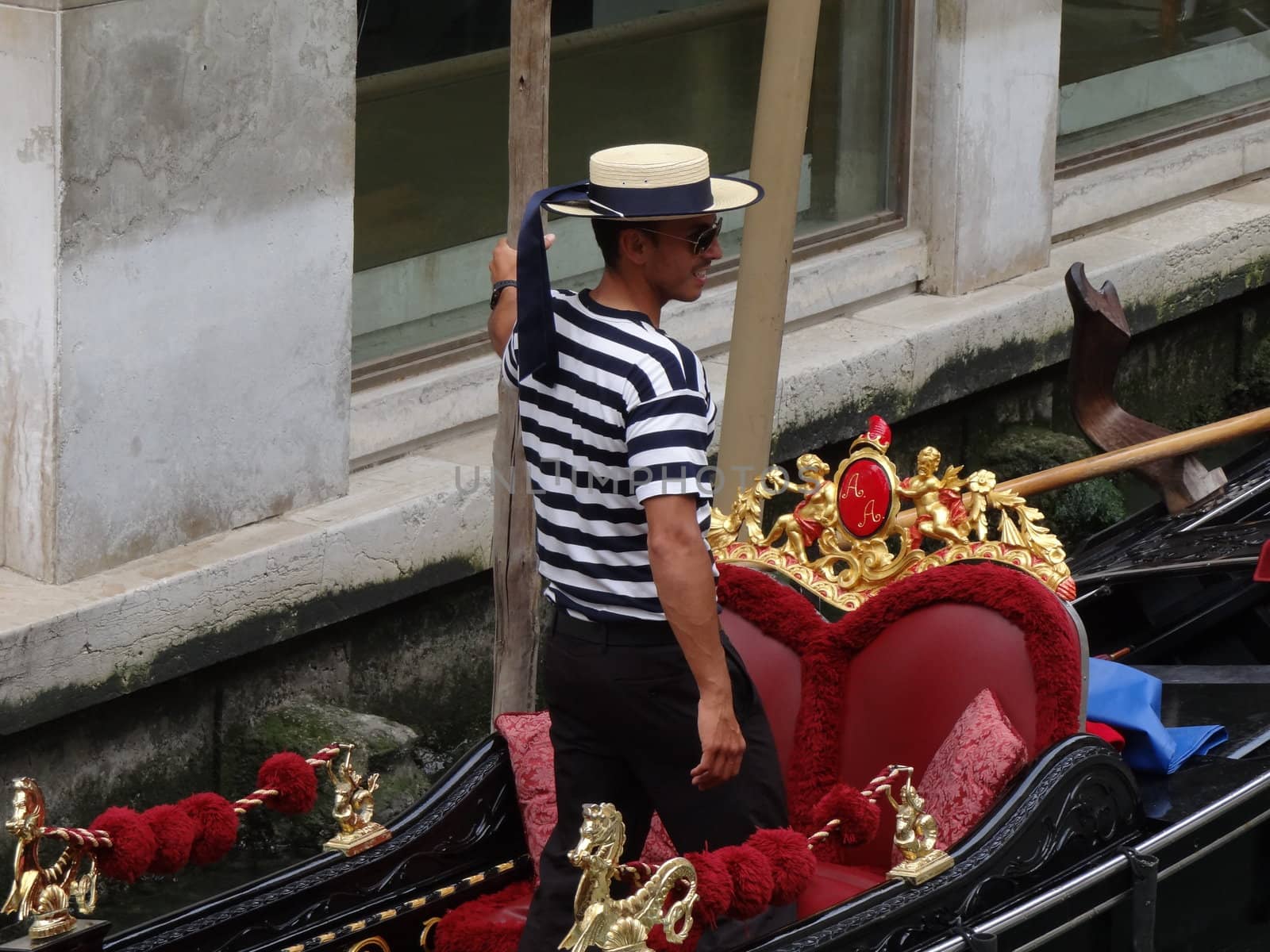 gondolier in Venice