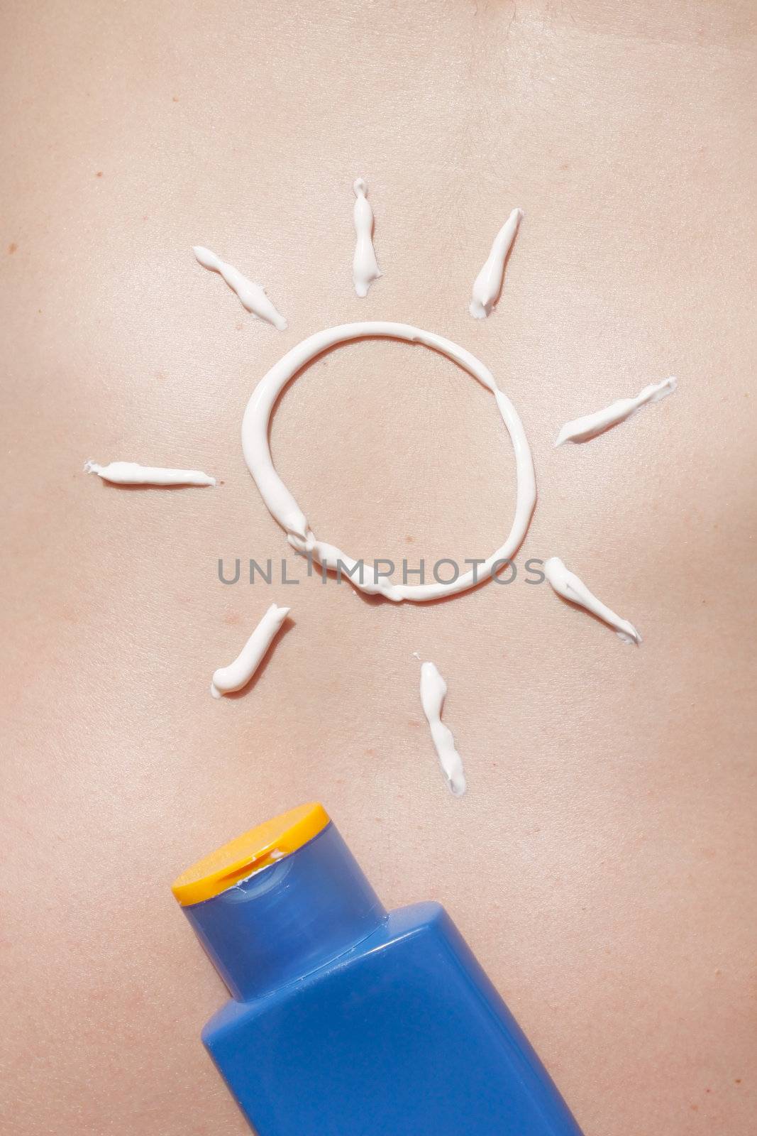 Sun and sunscreen by leeser