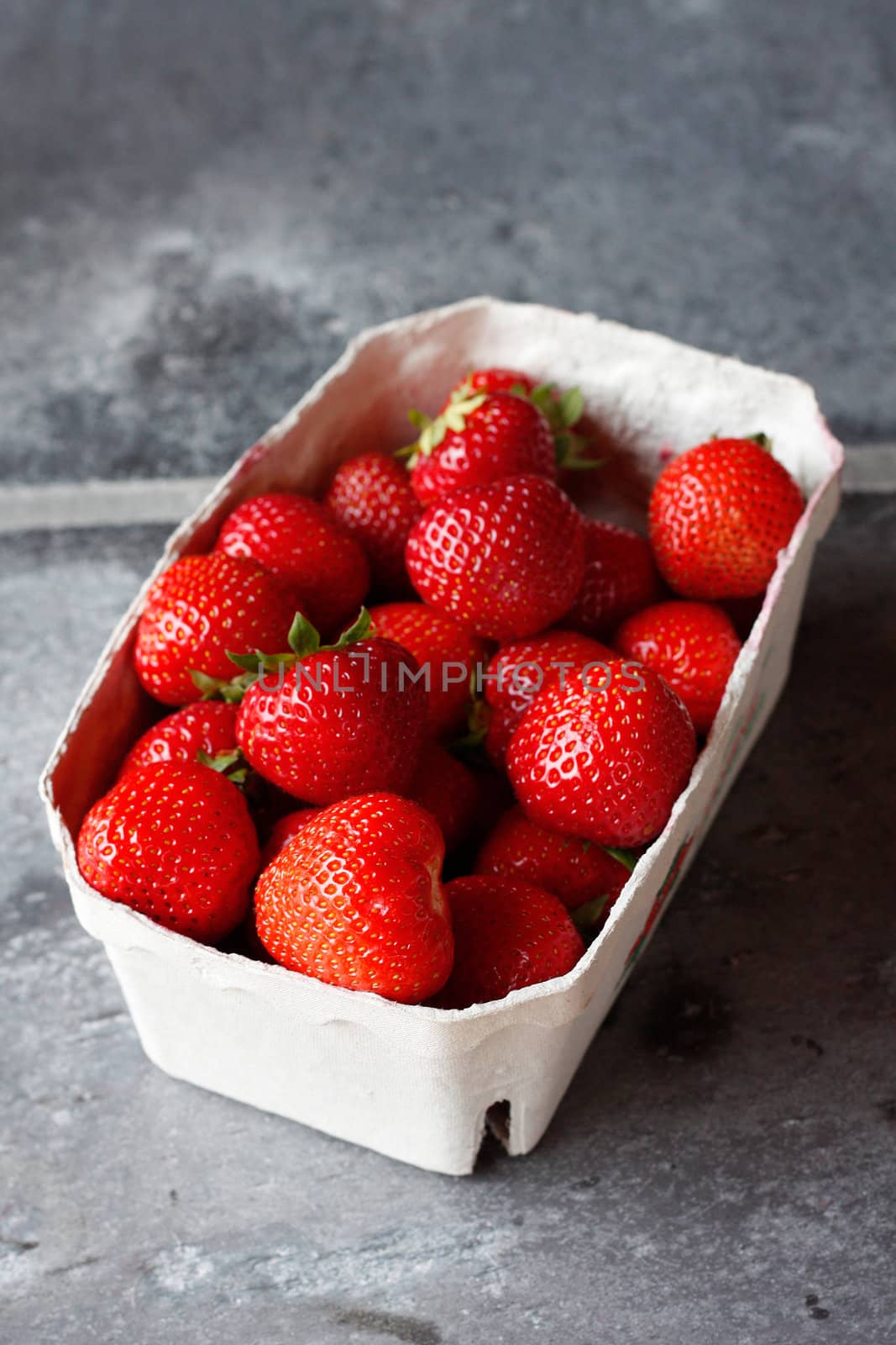 Delicious red strawberries from the garden