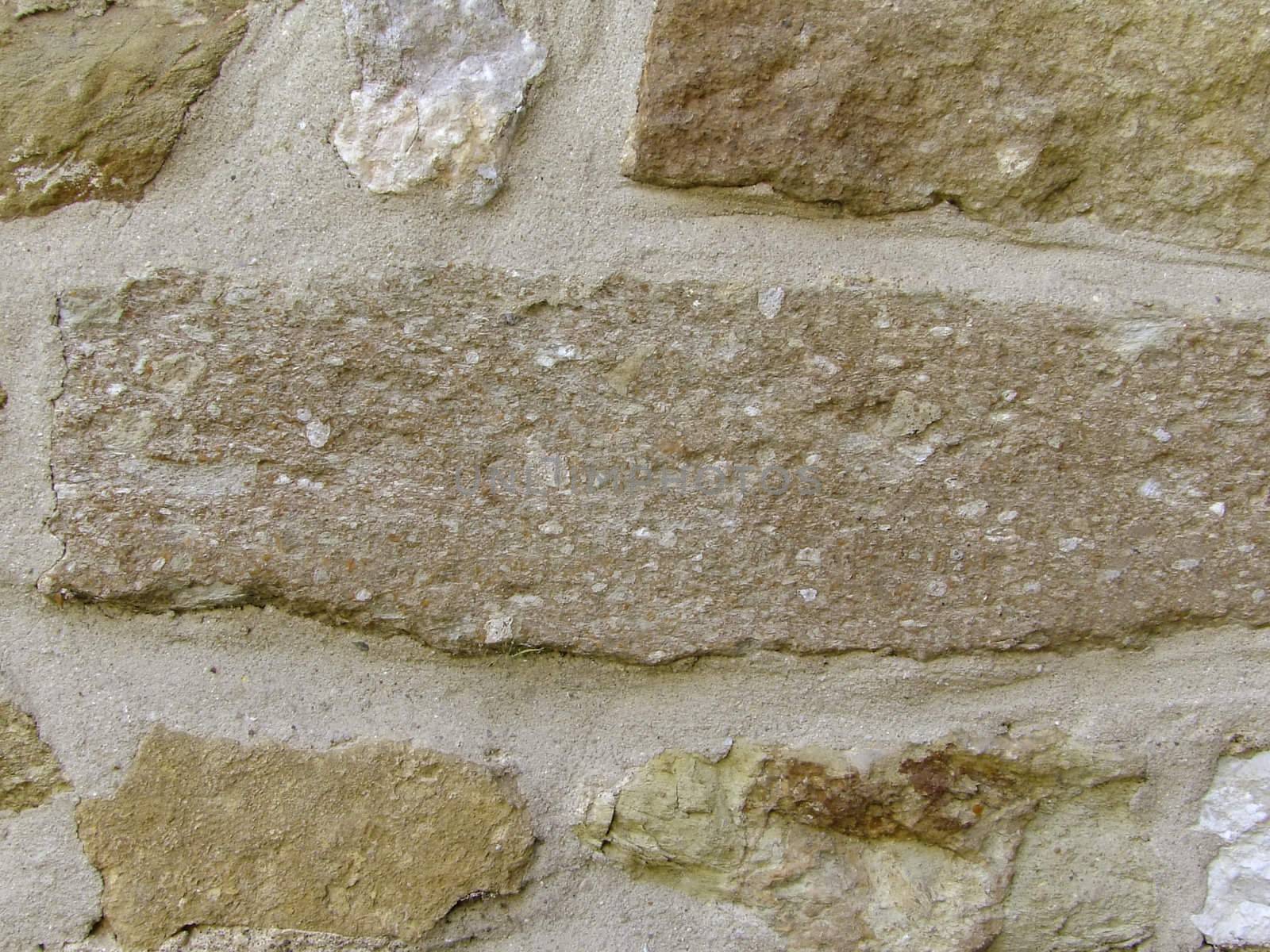 Close-up of a stonewall