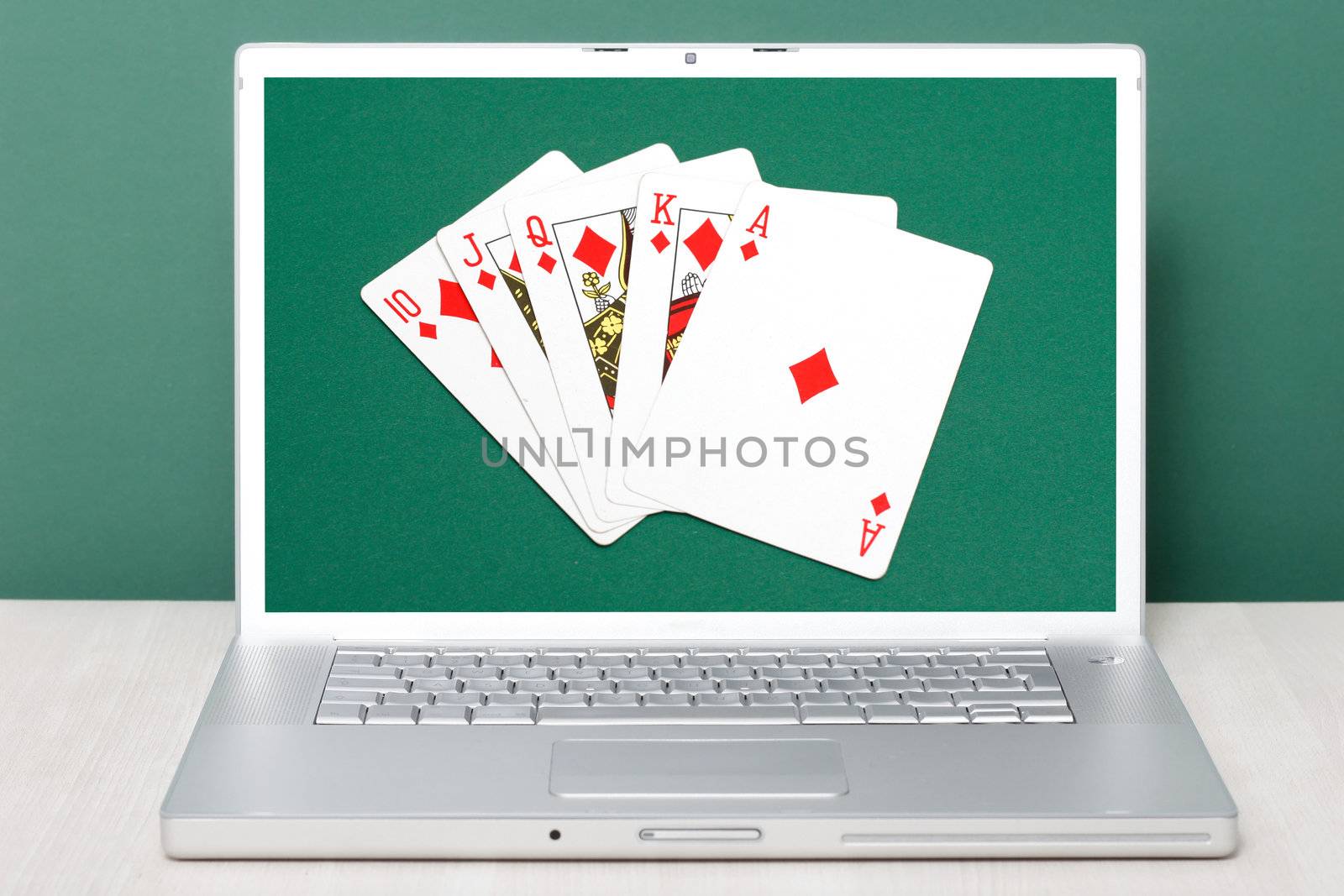 conceptual picture of online poker