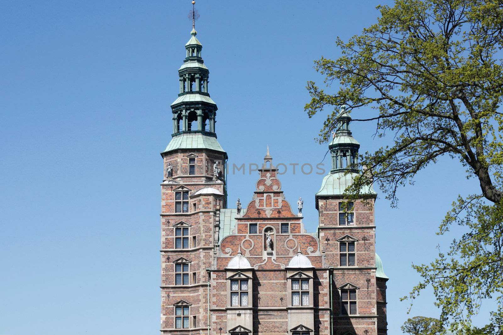 The old Rosenborg Castle in Copenhagen