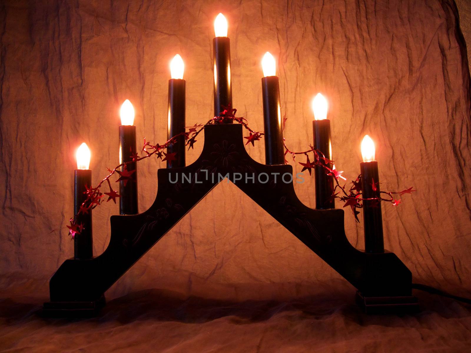 portrait of satanic advent light