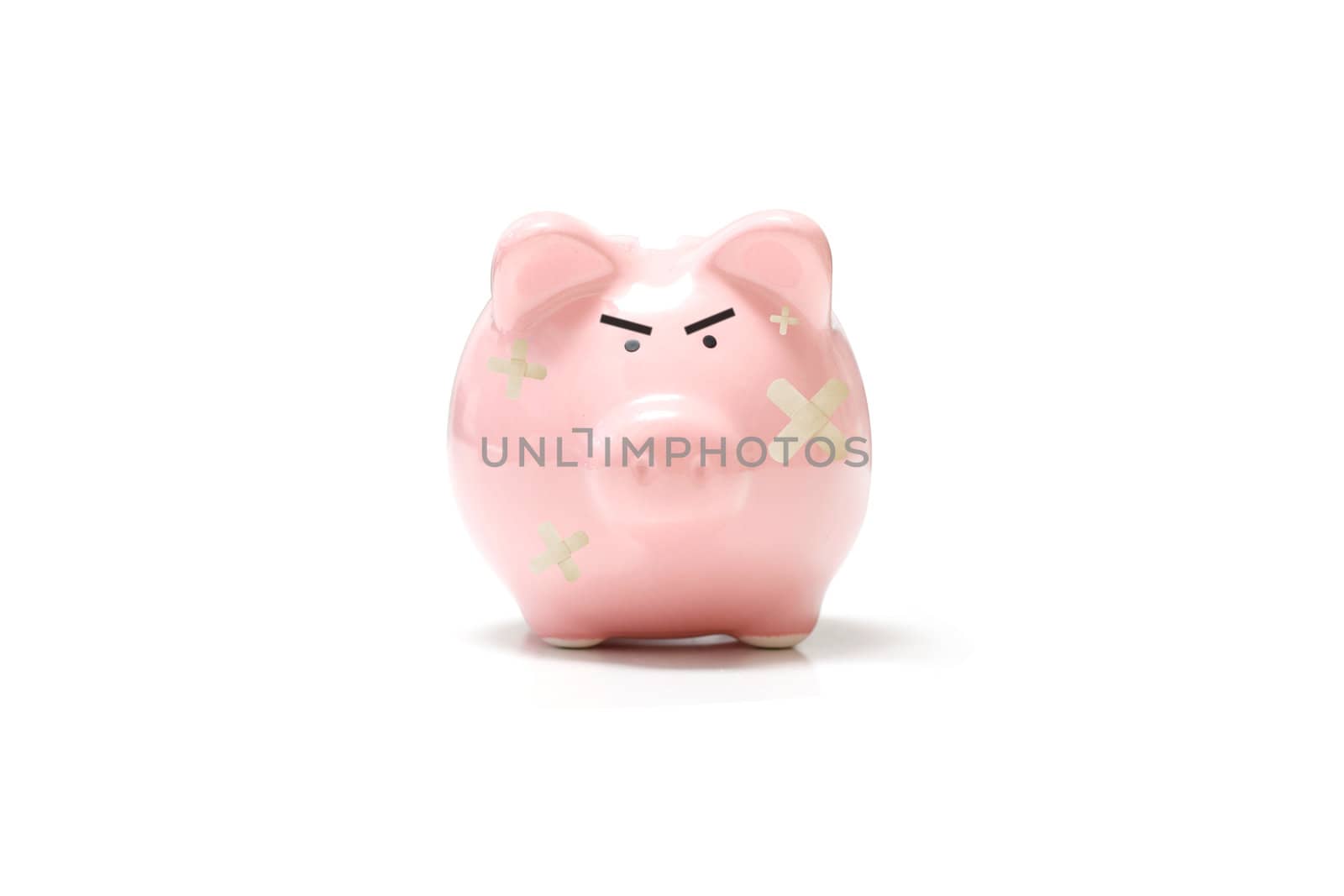 Angry piggy bank by leeser