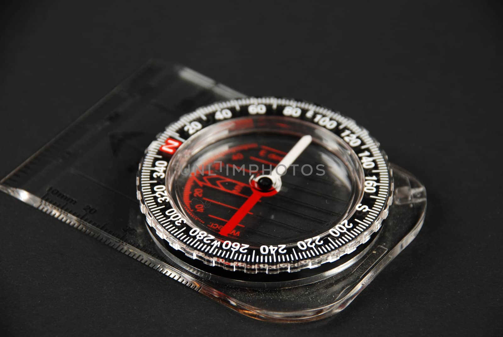 picture ofa magnetic compass