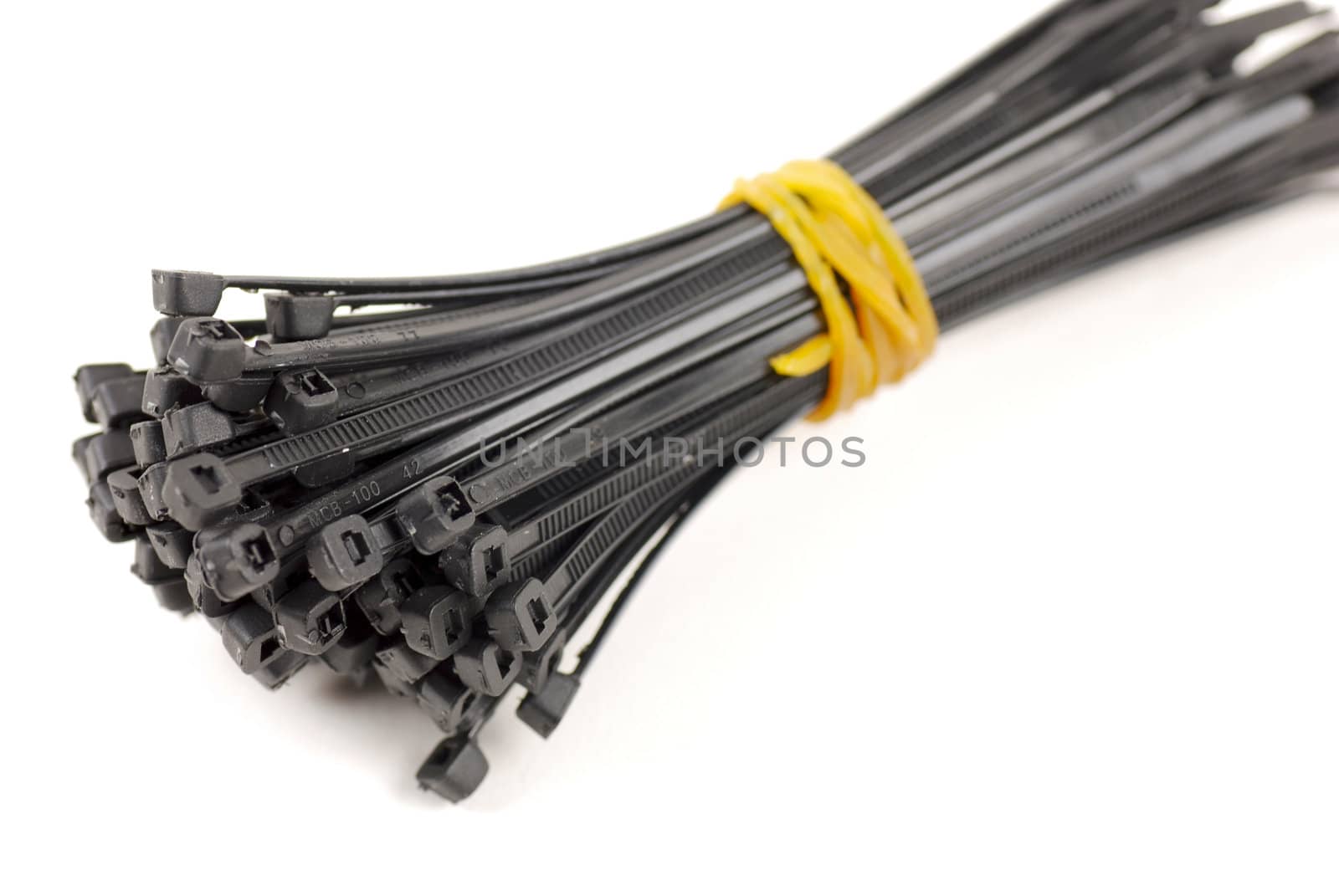 pictures of black cable ties