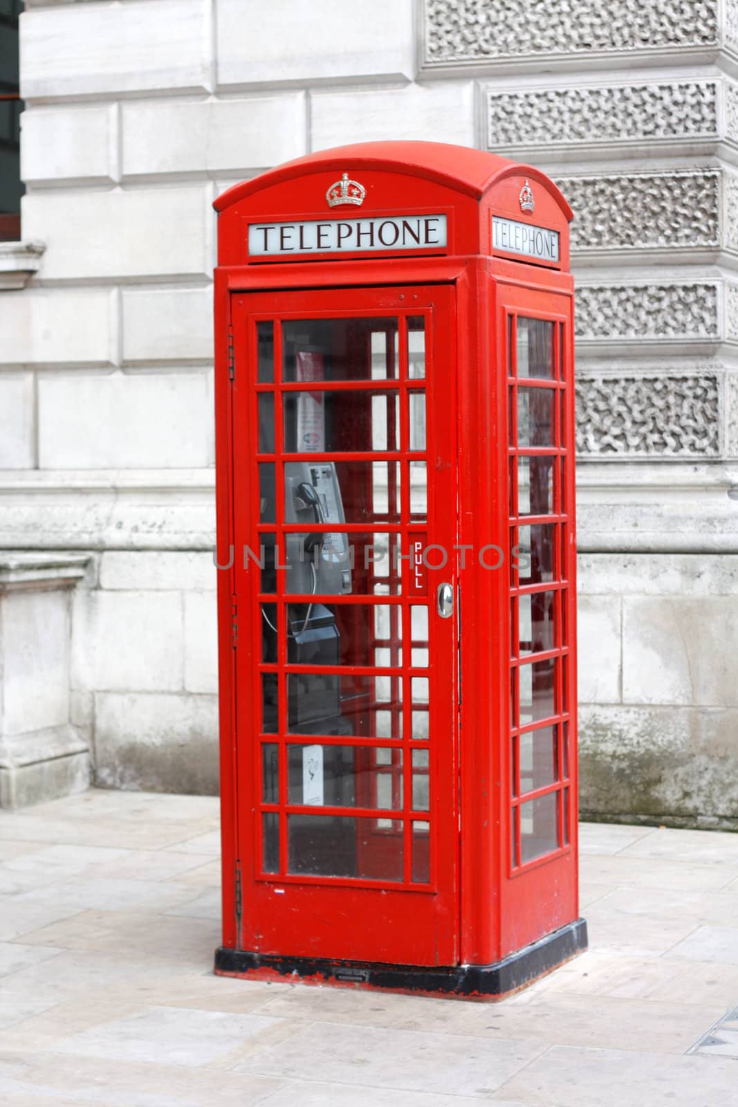 Ac iconic London phone box