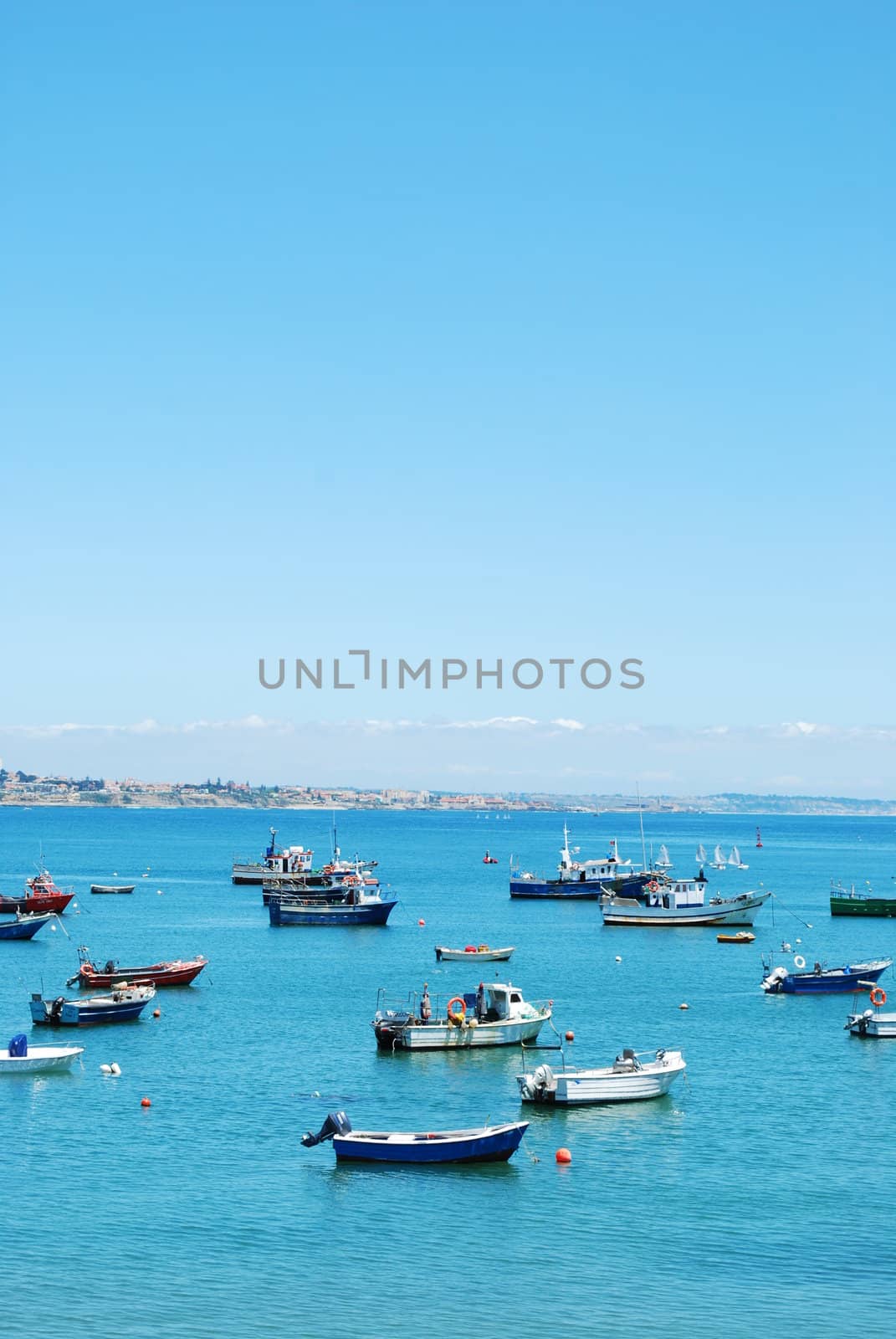 Boat harbor in Cascais, Portugal by luissantos84