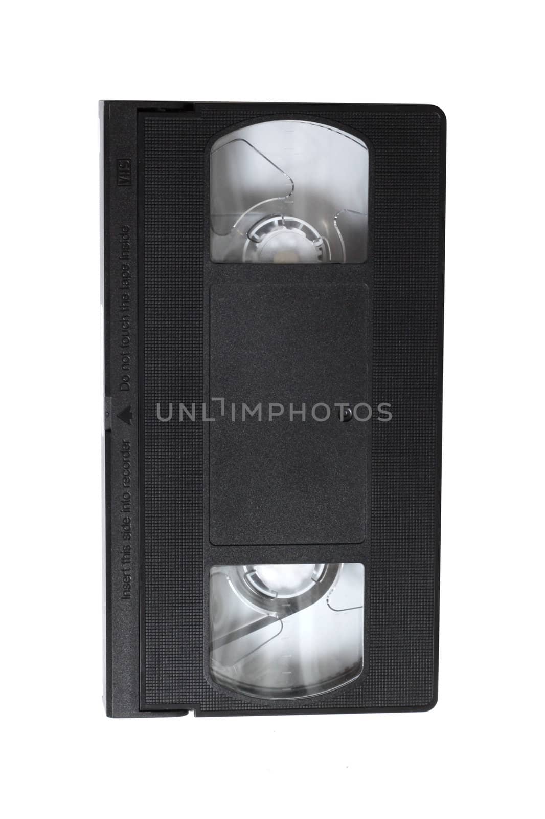 A video tape isolated on white