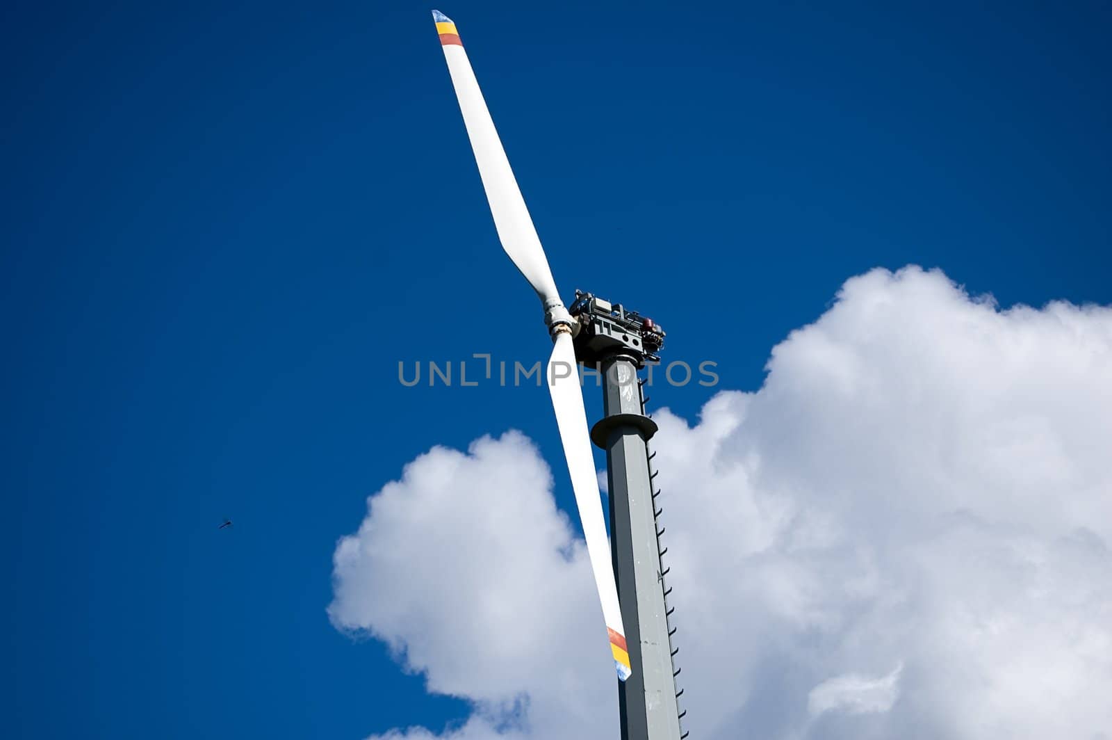 An high mountain wind turbine to supply energy to a remote area