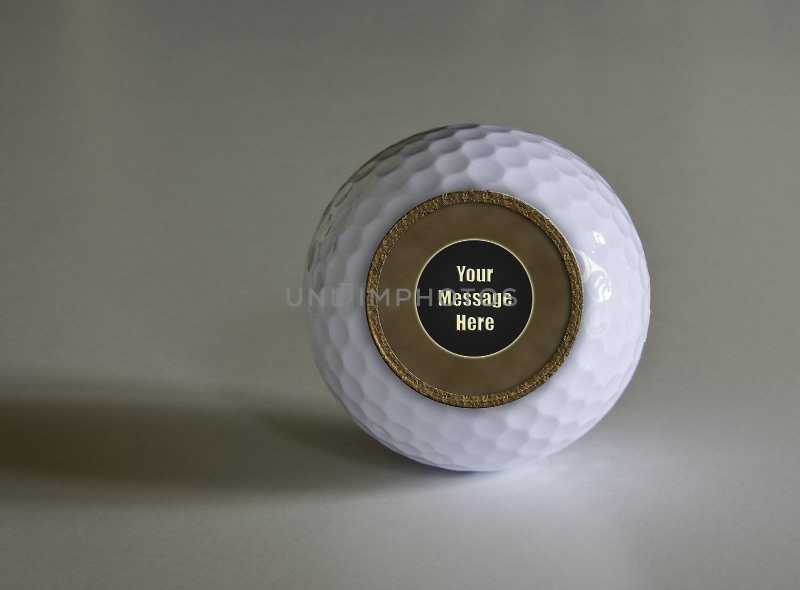 Magic Fortune telling golf ball which can be modified with any message