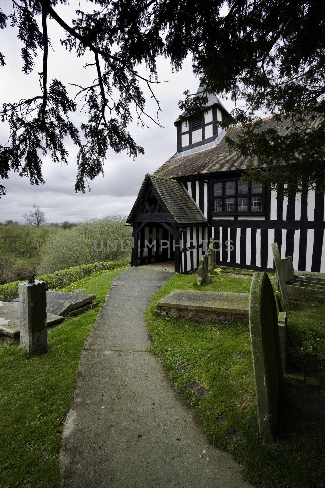 Melverley Church Path by steheap