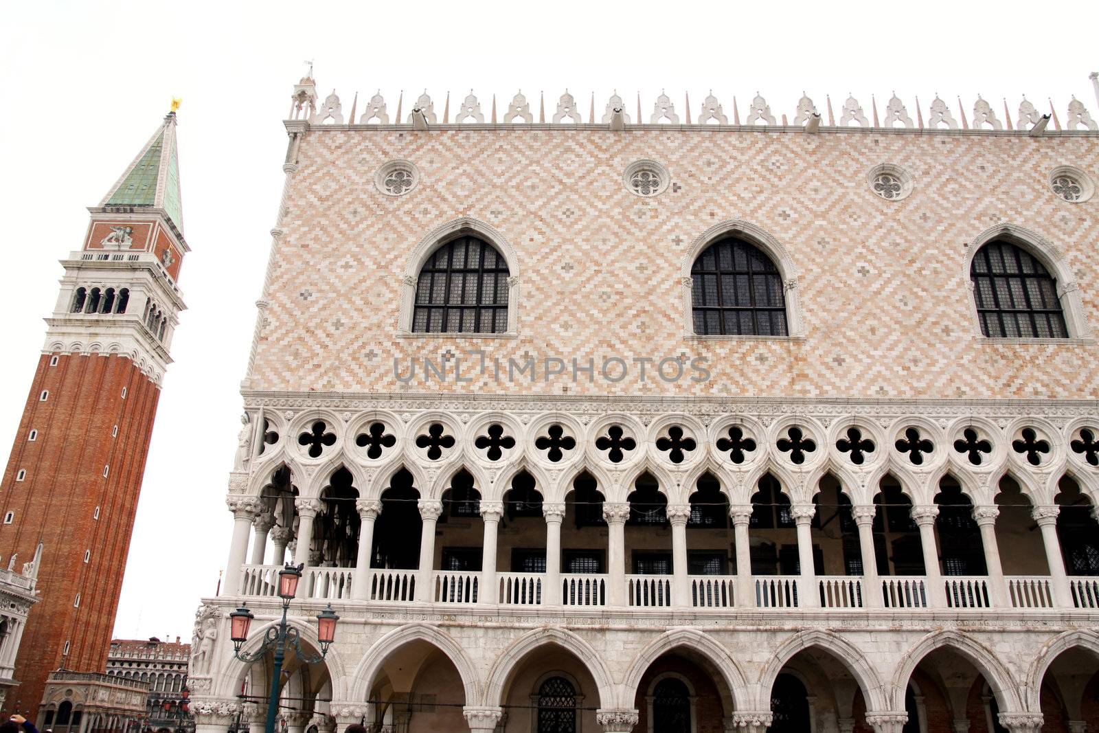 Piazza San Marco and The Doge's Palace in Venice, Italy