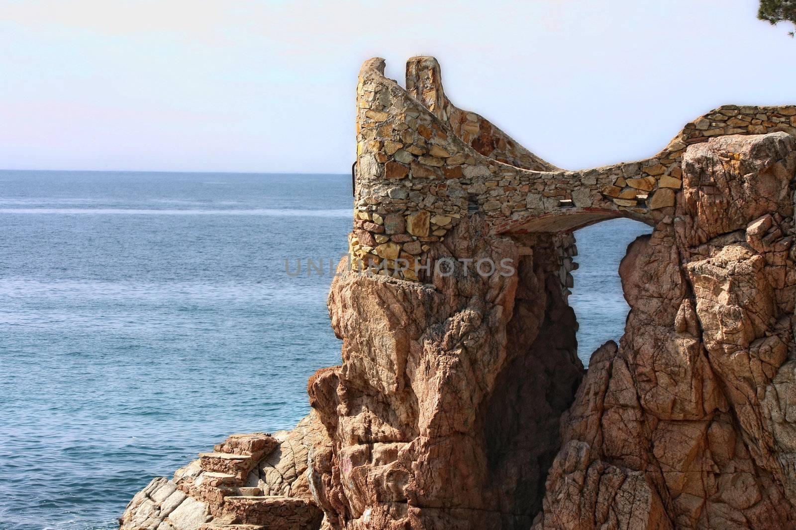 Cam� de Ronda, Costa Brava landscape near Lloret de Mar (Spain)