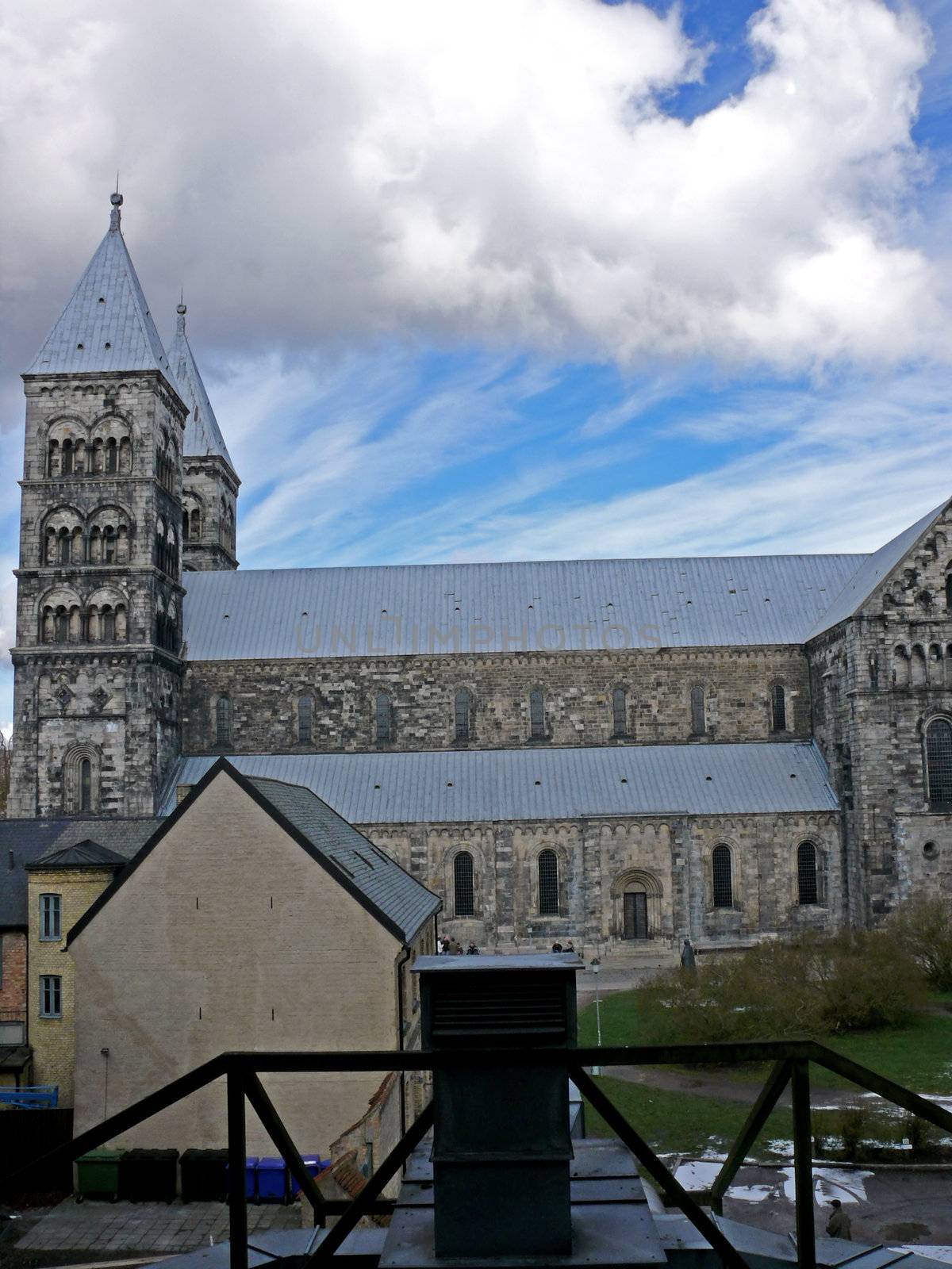 portrait of Cathedral of Lund, Sweden built 1085