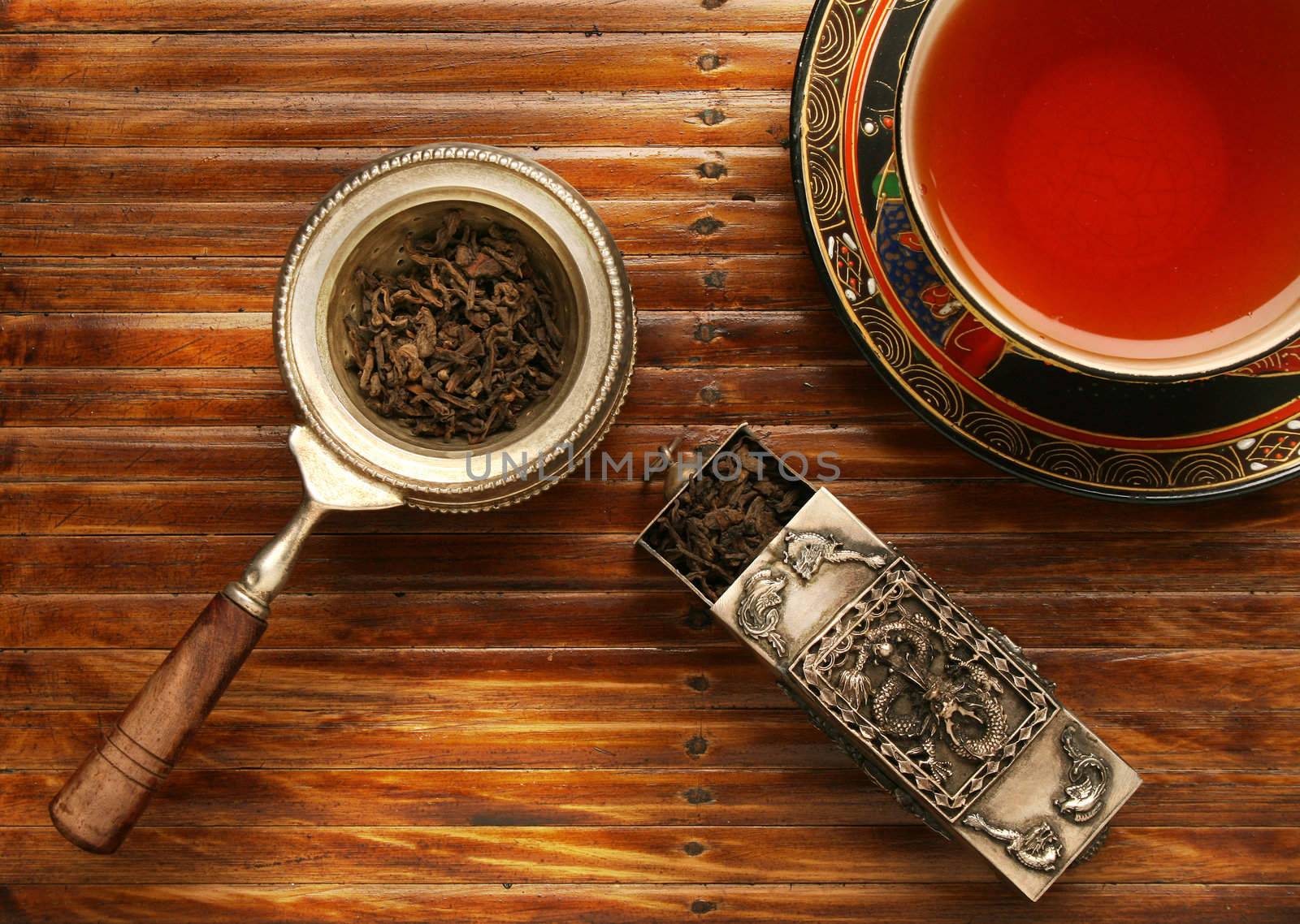 Tea breakfast scene  by Erdosain