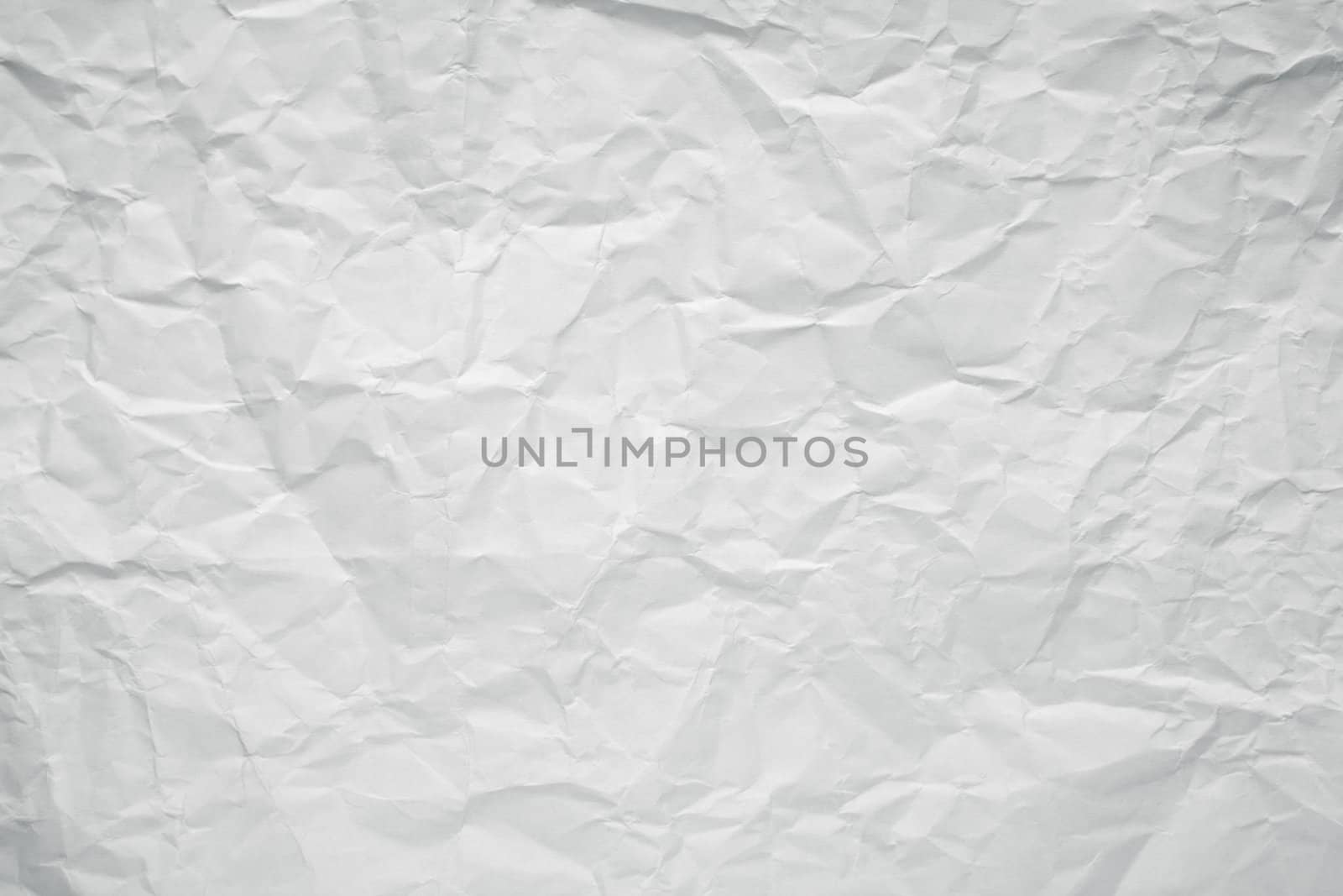 Crumpled white office paper texture. by pashabo