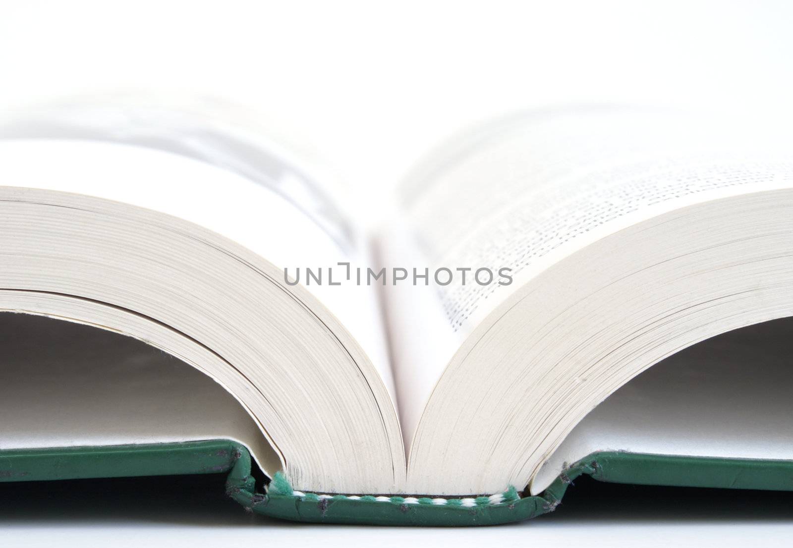 A macro of a textbooks pages.