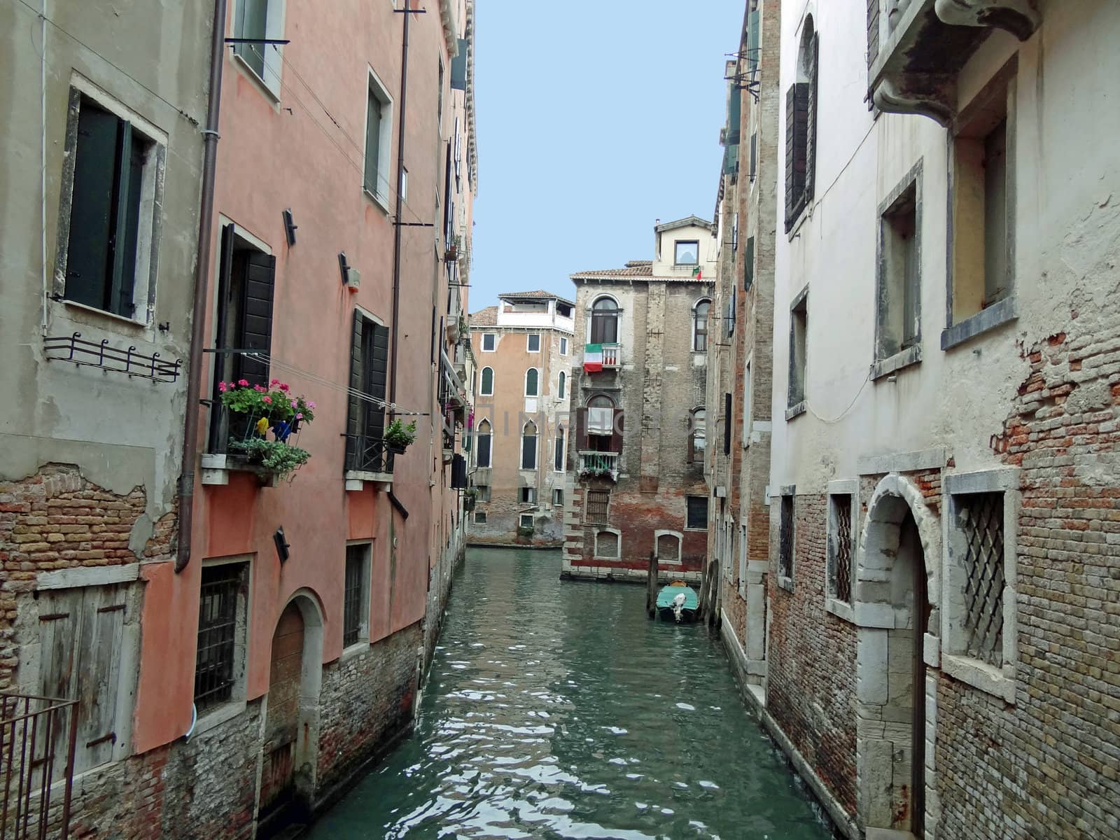 gondolas in Venice