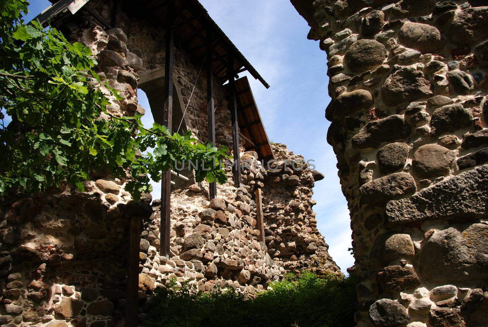  Estonia. Karksi-Nuia. Ruins of a castle . 13 century