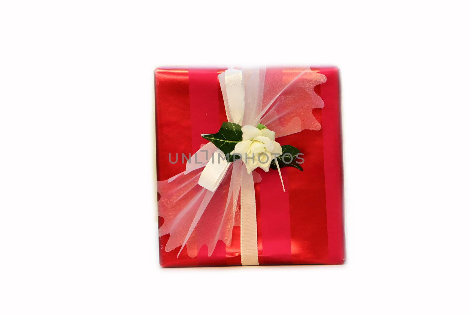 beautifully gift-wrapped with white ribbon in pink wrapping paper by Farina6000