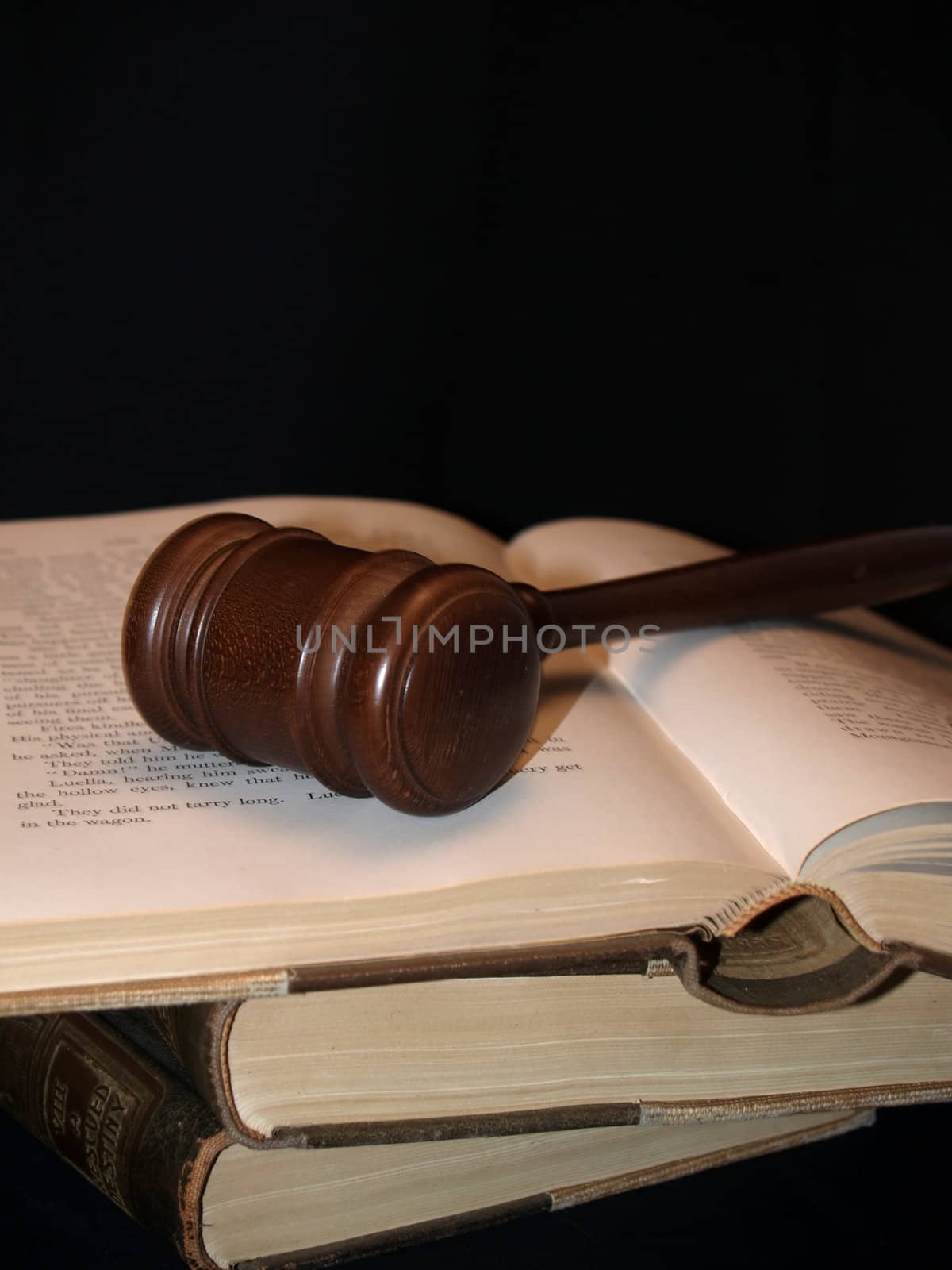 Gavel on Law Books by chaosmediamgt