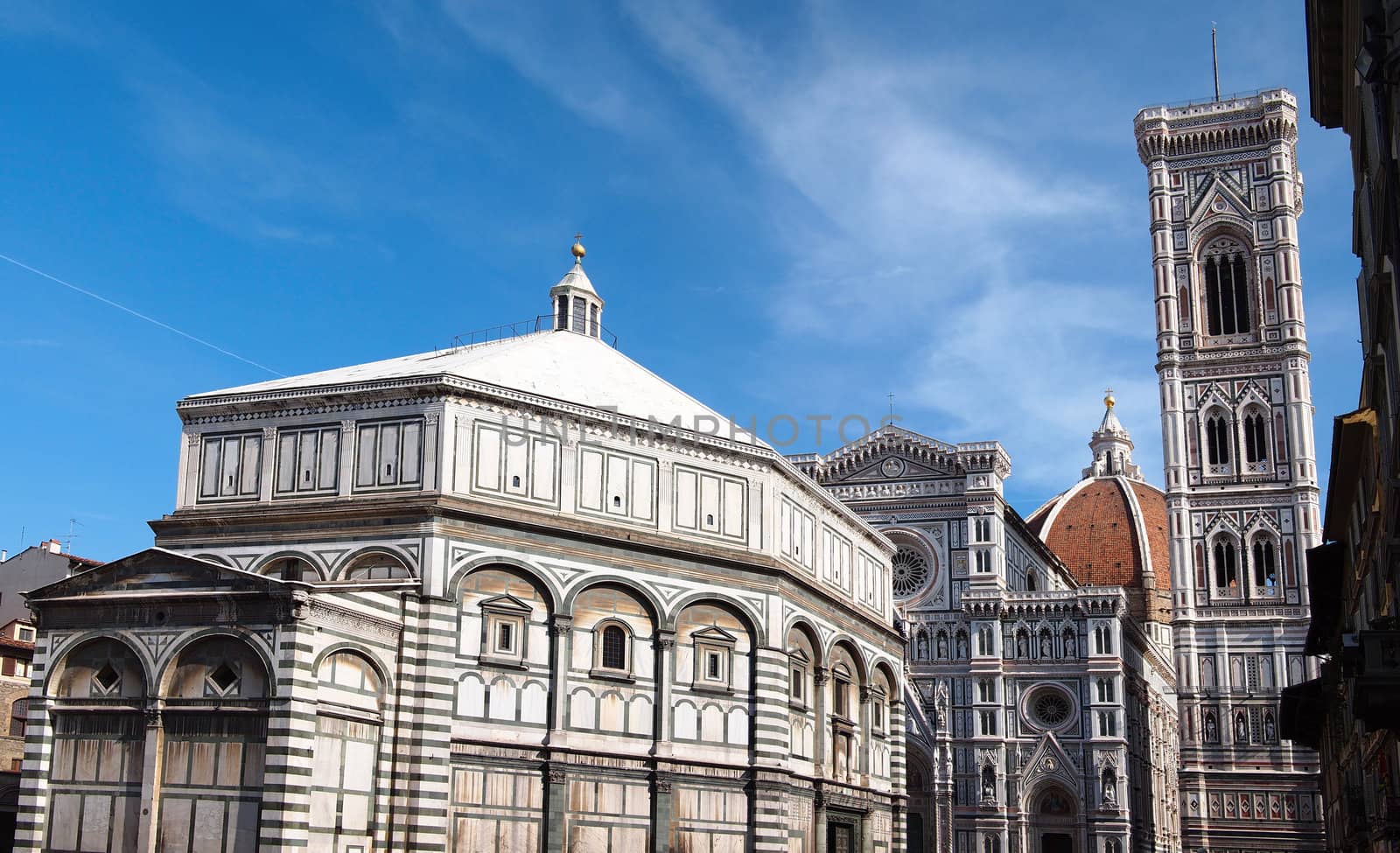Highlights of Florence, Italy, including cathedral, baptistery and Giotto�s campanile.