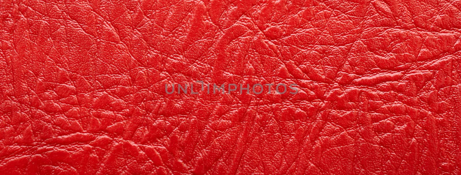 closeup red leather texture to backround