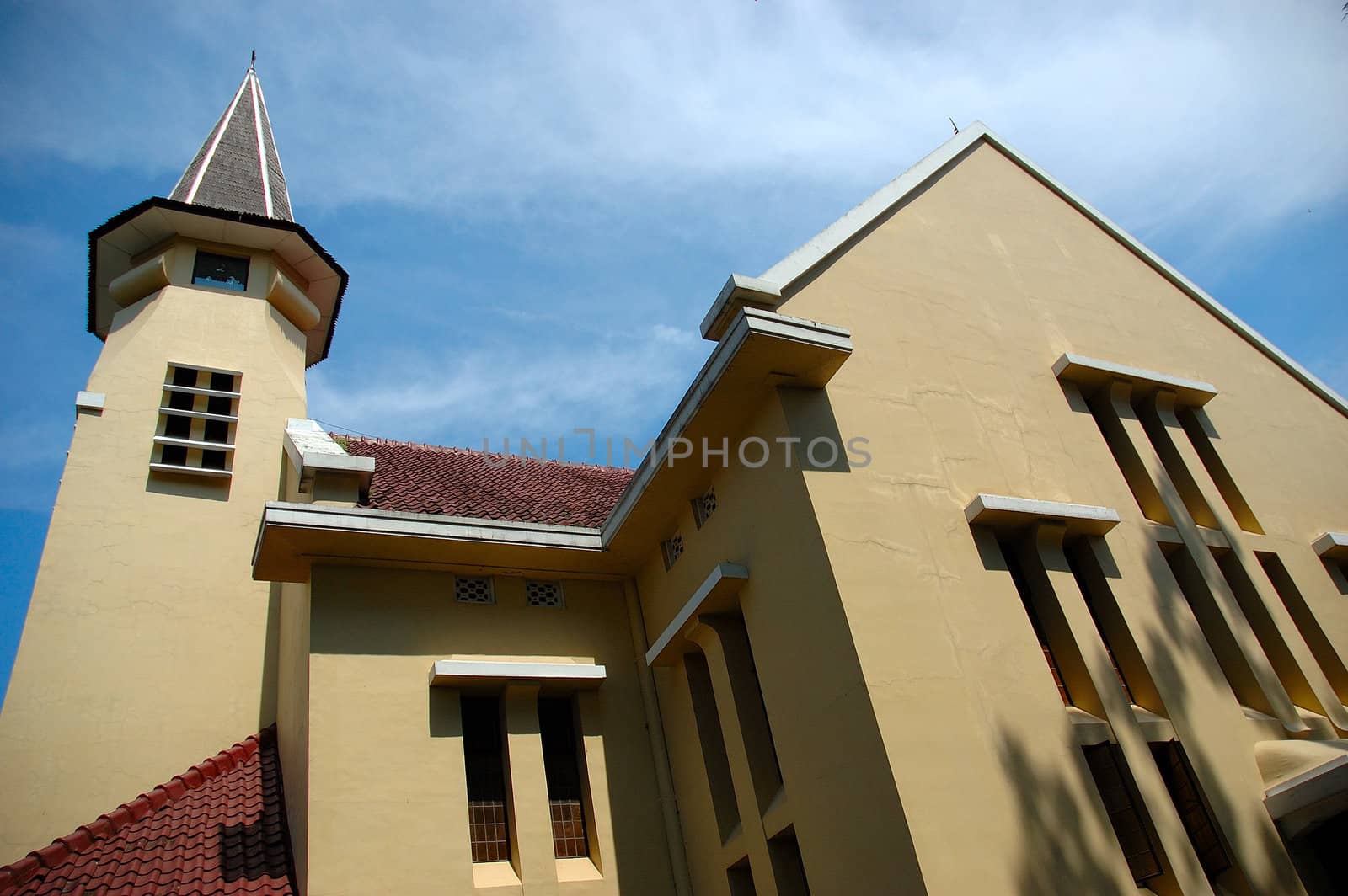 old church building in bandung, west java-indonesia