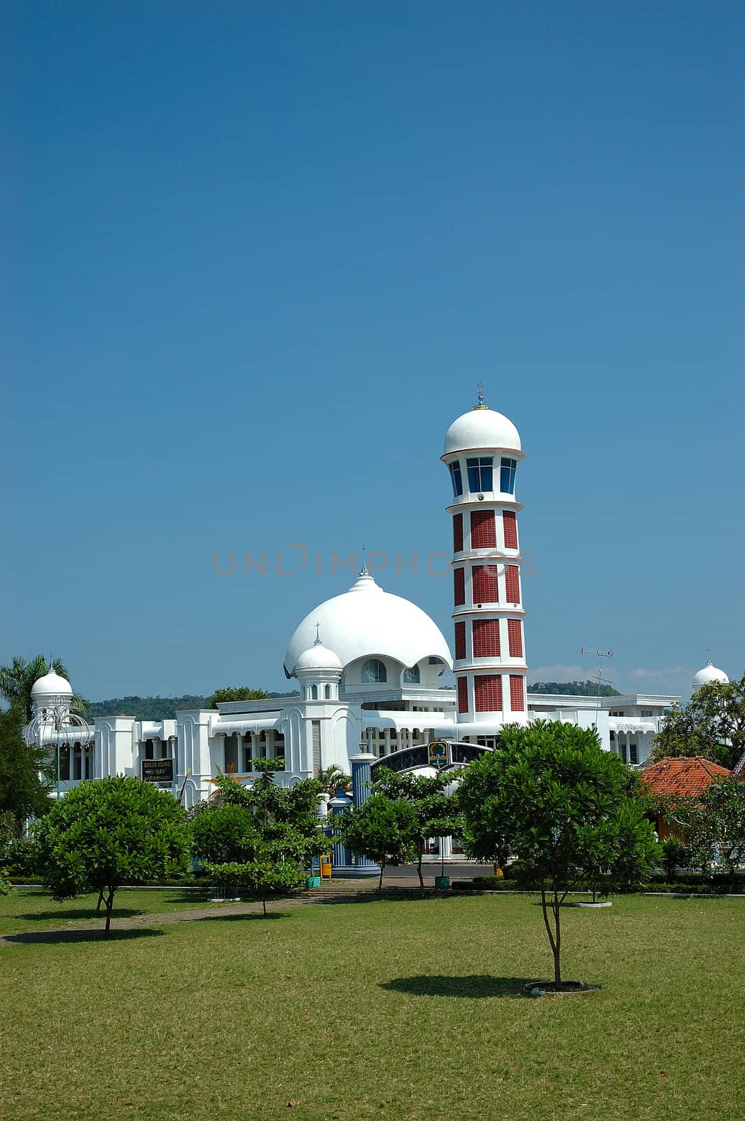 small masjid with arabic decorative style