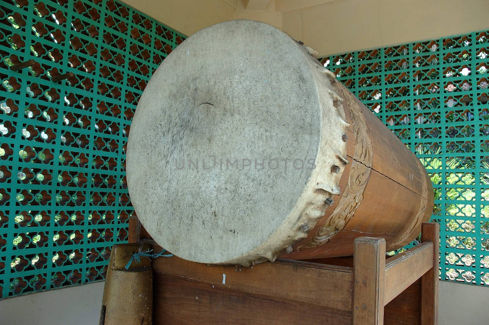 masjid bell made from special wood and cow leather