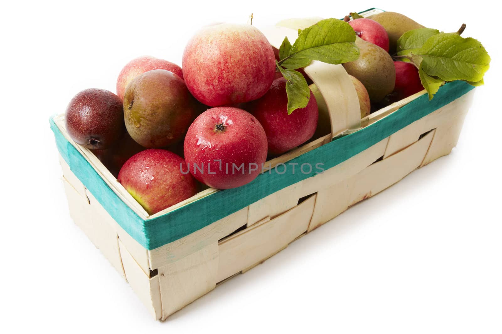 Basket with apple by Nikonas