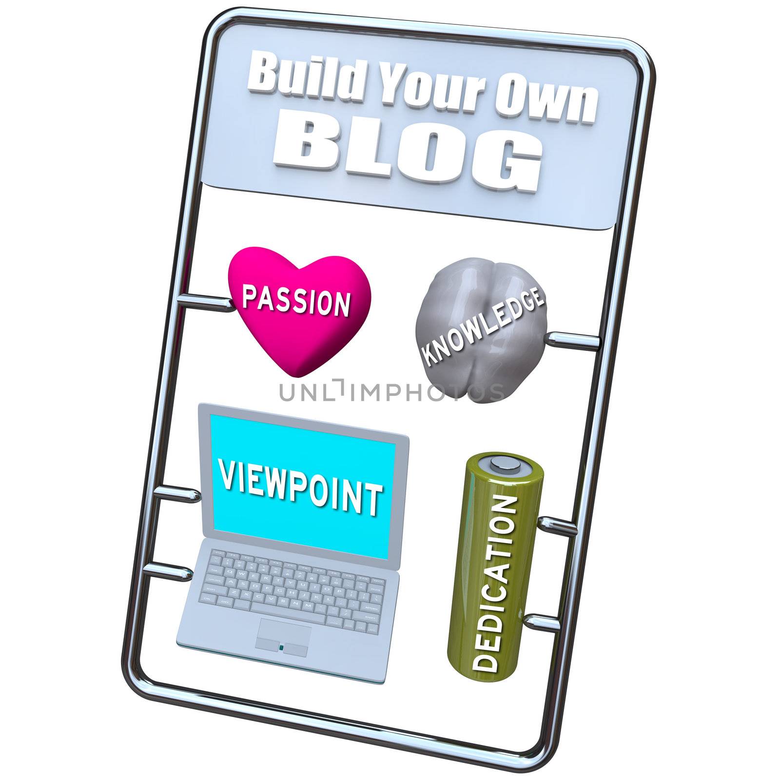 Build Your Own Blog - Model Kit by iQoncept