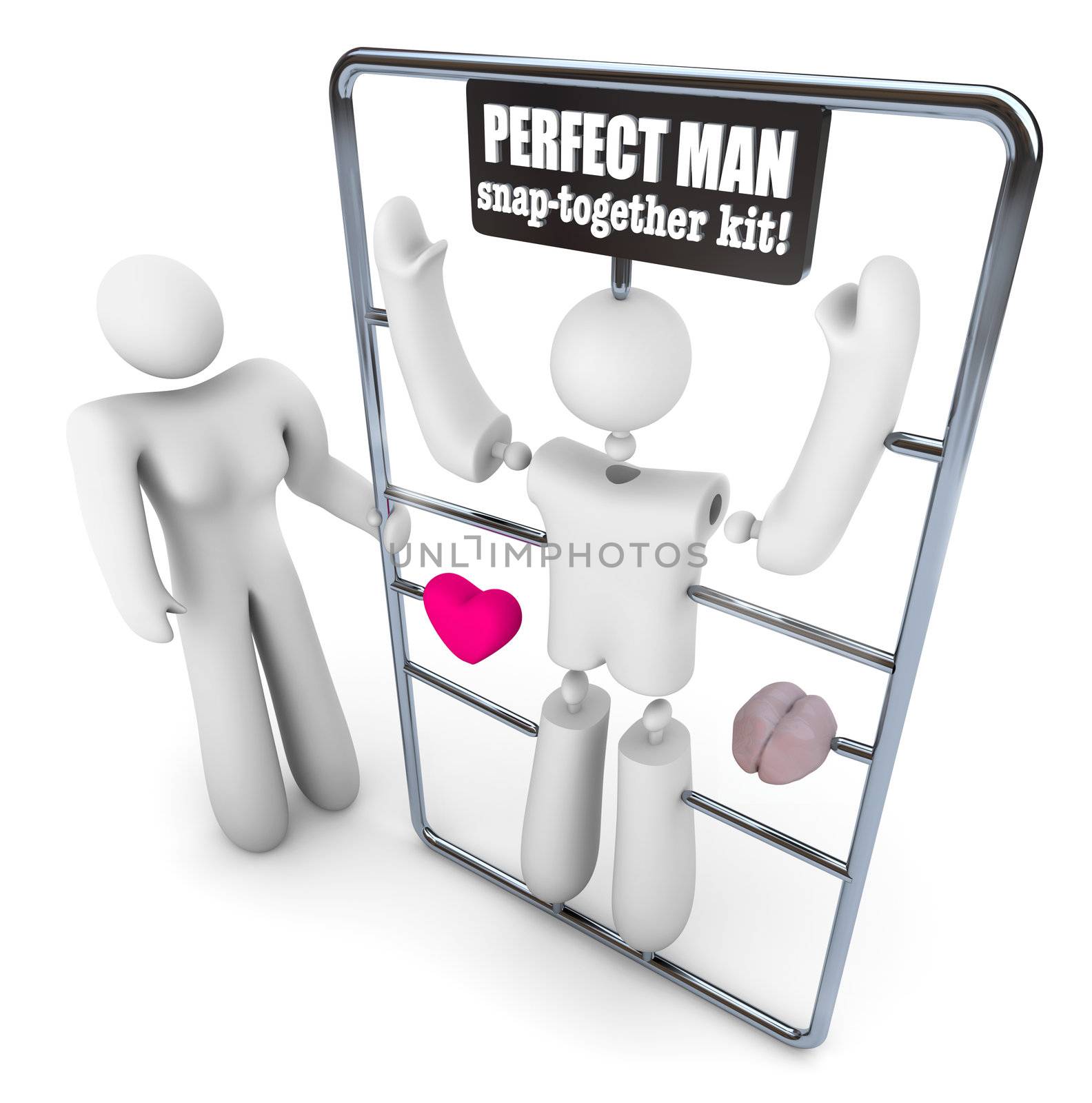 Build the Perfect Man Model Kit by iQoncept