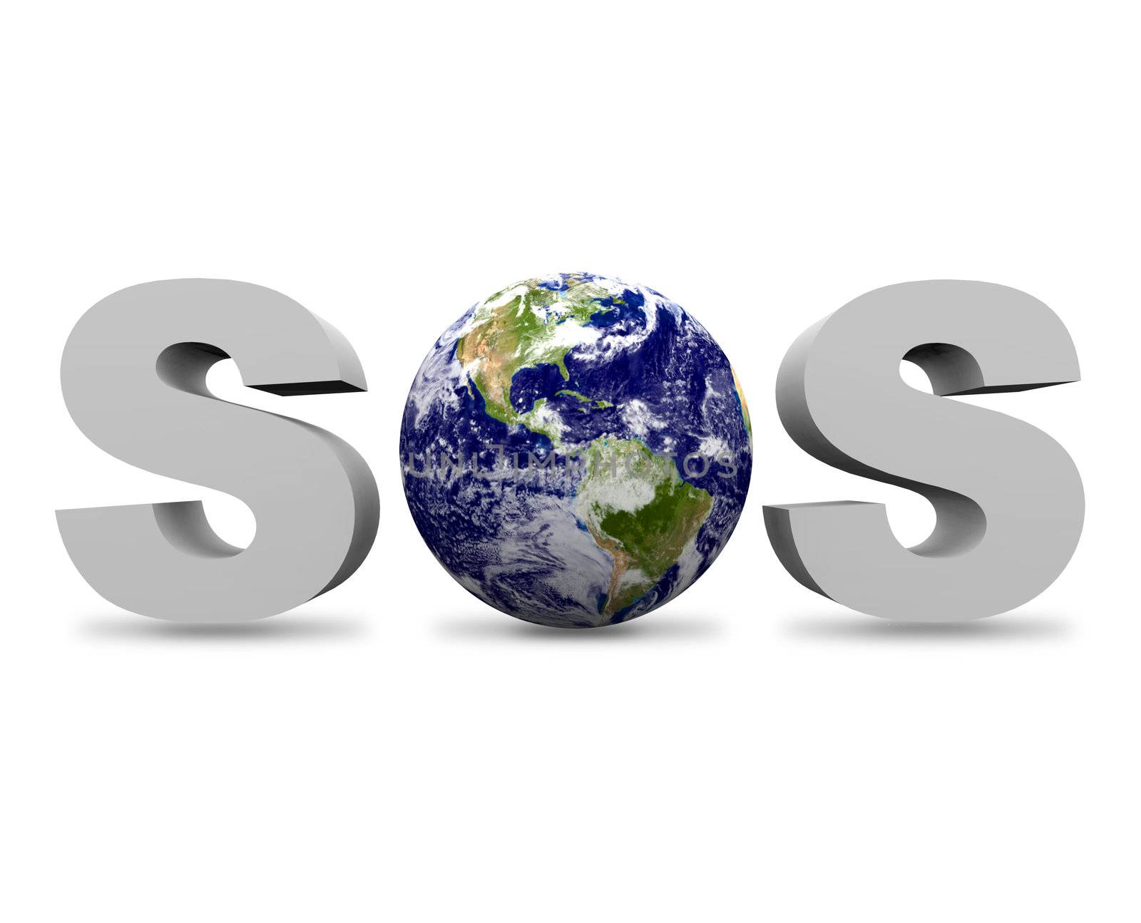 S.O.S. Signal for Planet Earth by iQoncept