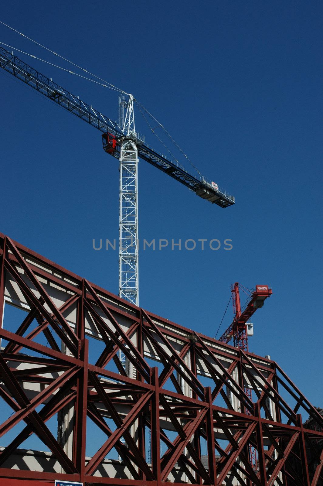 Crane in Dublin City, Ireland