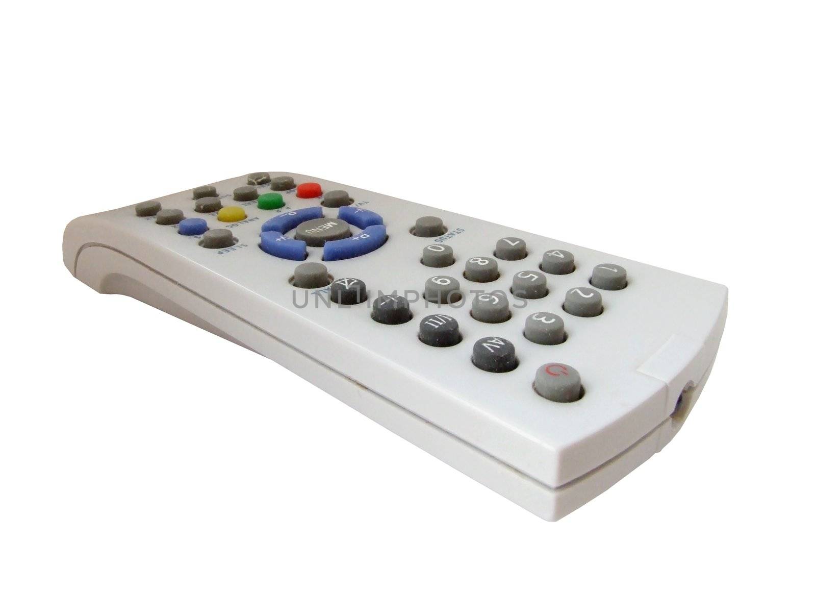 remote controler isolated on white, with clipping path