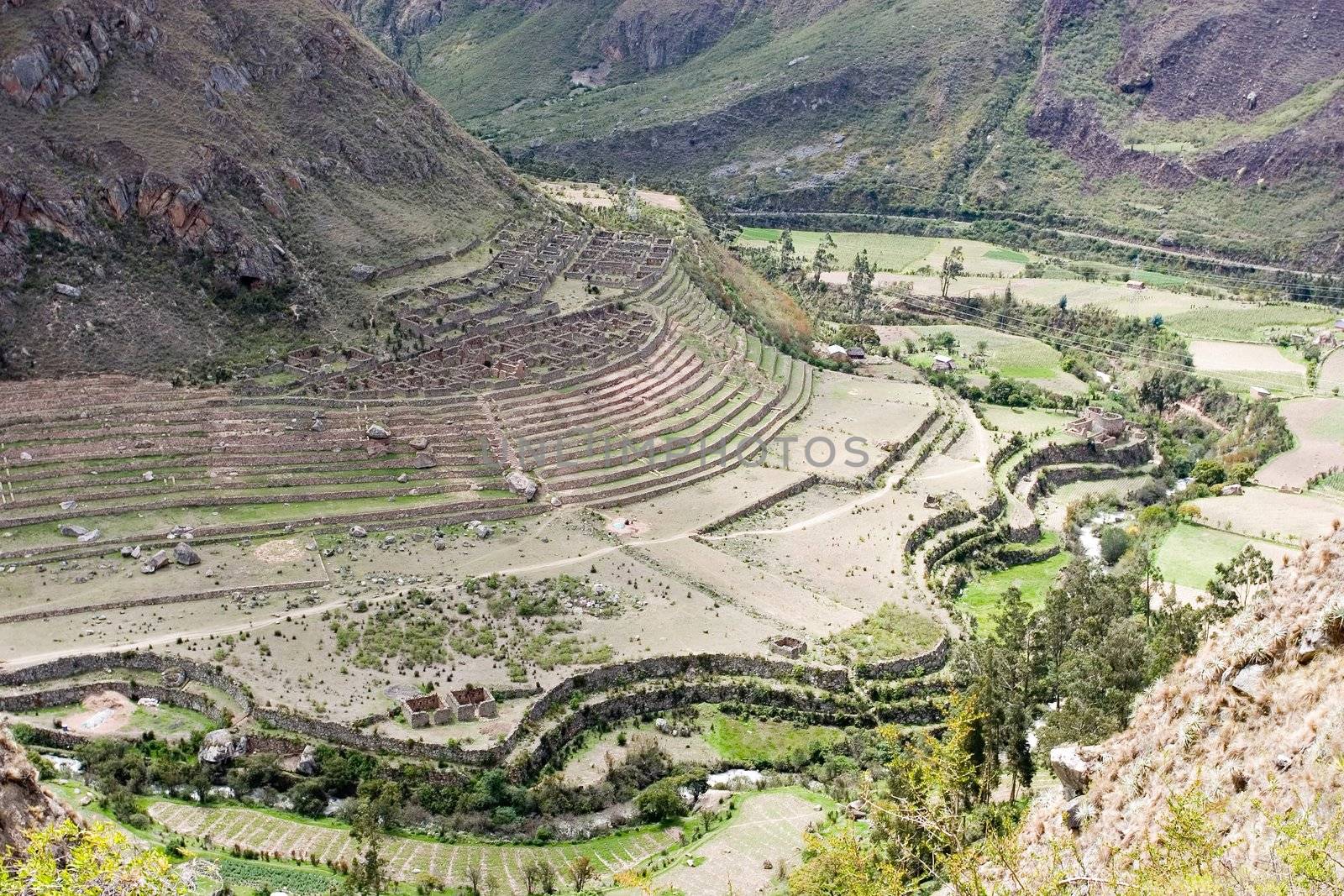 Capaq Nan trail, which leads from the village of Ollantaytambo to Machu Picchu, the so-called "Lost City of the Incas". There are many well-preserved ruins along the way, and hundreds of thousands of tourists from around the world make the three- or four-day trek each year, accompanied by guides.