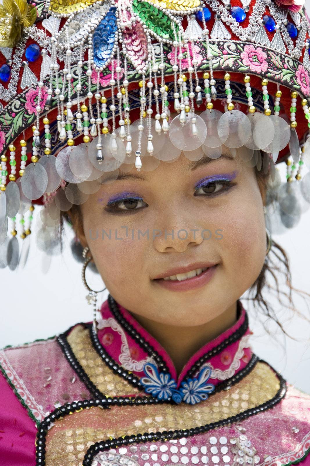 Chinese Girl in Traditional Ethnic Dress by shariffc