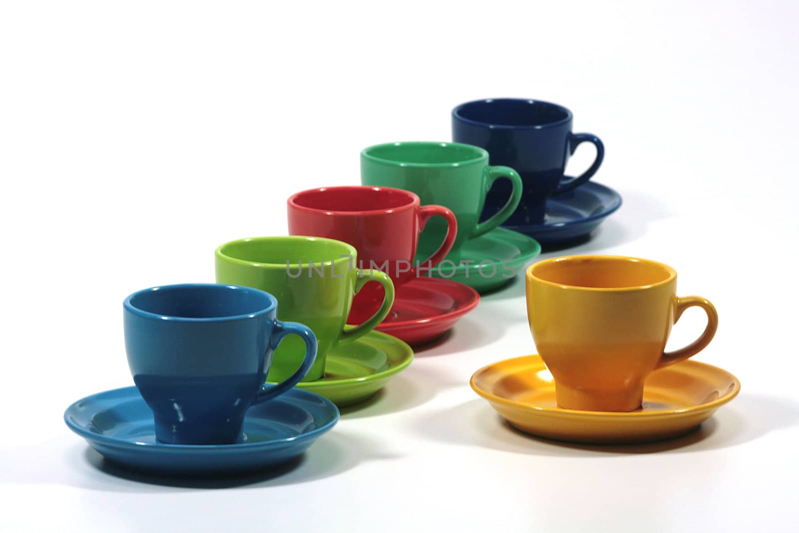 cups wits plates for tea by VIPDesignUSA