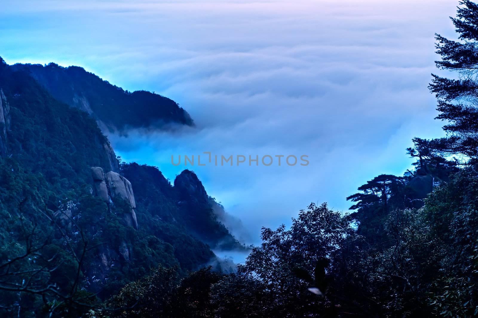 The cloud and mist of Sanqingshan mountain - Filming in  Jiangxi, China by xfdly5